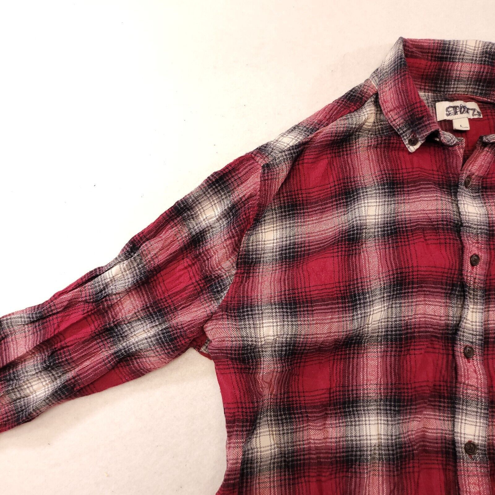 Croft & Barrow Croft & Barrow Tartan Flannel Button Up Shirt Men Size L Red Size US L / EU 52-54 / 3 - 4 Thumbnail