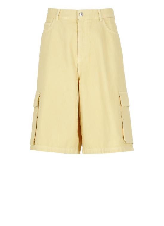 Maison Kitsune MAISON KITSUNE Men Shorts OM01404 WD40120084 Yellow Size US 33 - 1 Thumbnail