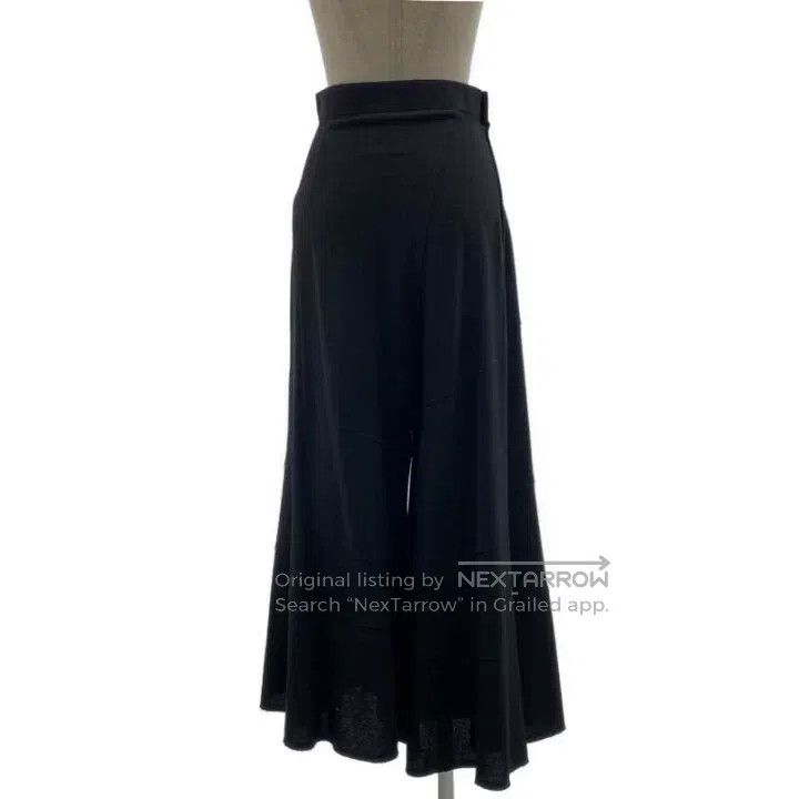 Comme des Garcons Comme Des Garcons size XS Black Wool Asymmetric Flared Pan Size 23" - 2 Thumbnail