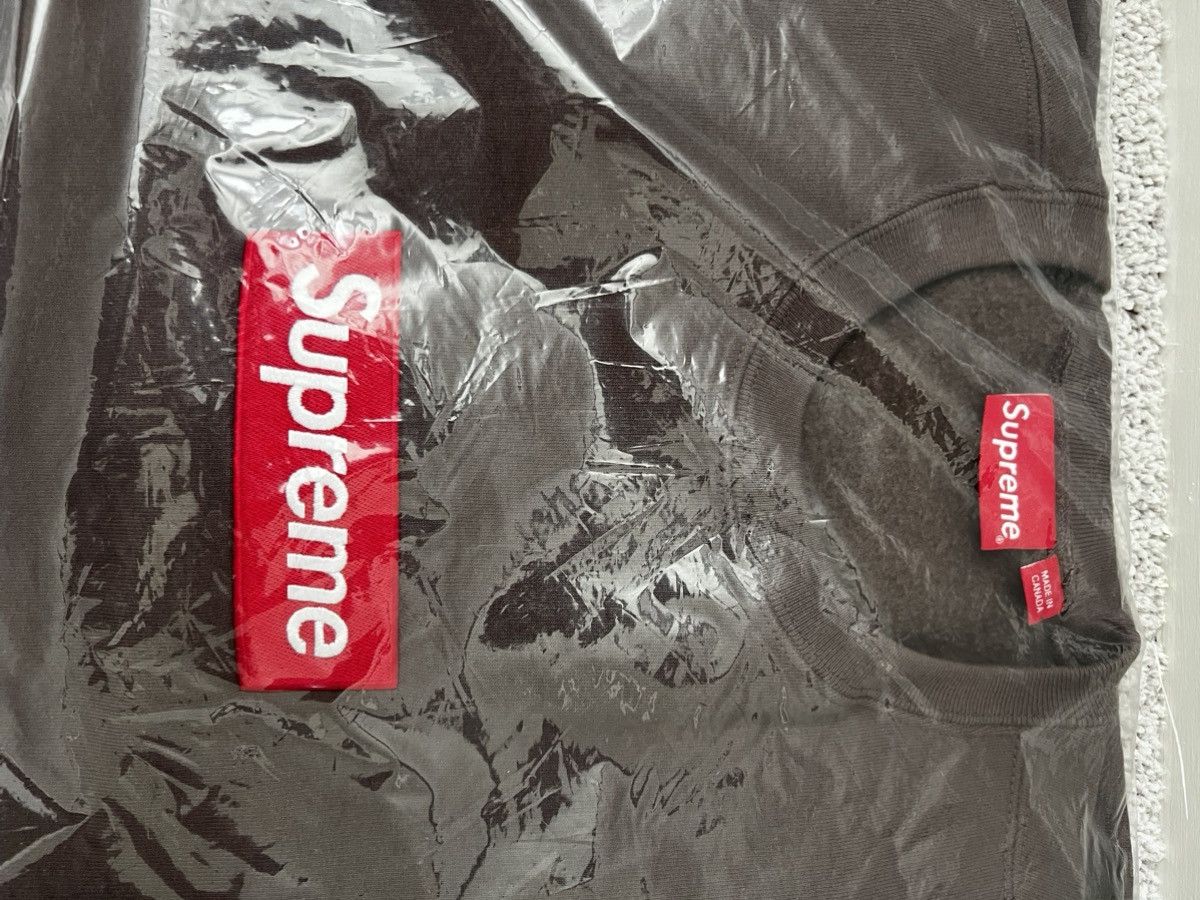 Supreme Supreme Box Logo Crewneck Brown Size US L / EU 52-54 / 3 - 4 Thumbnail