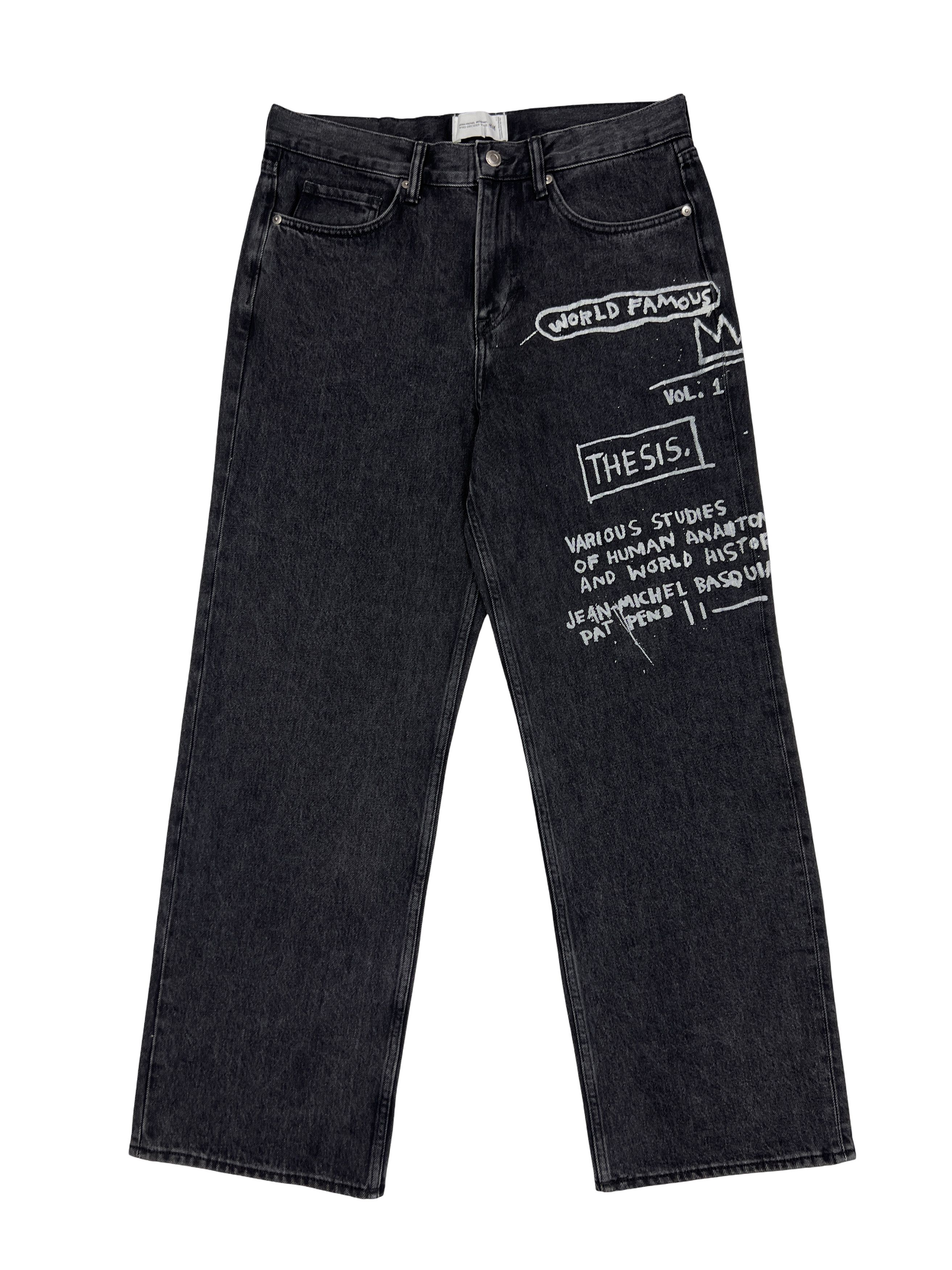 H&M × Jean-Michel Basquiat × Who Decides War Who Decided War x H&M x Jean Michel Basquiat Denim Pants Size US 30 / EU 46 - 1 Thumbnail