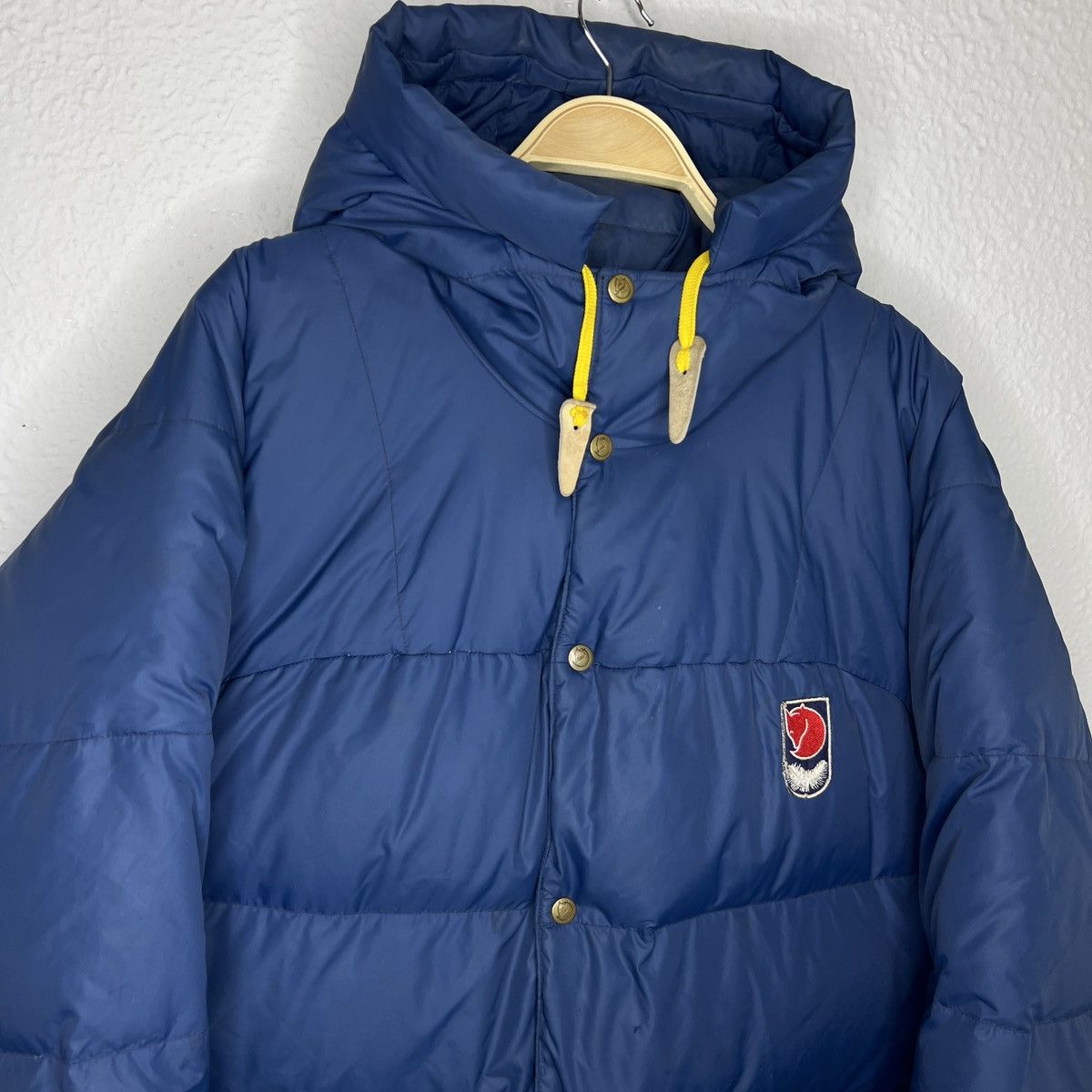 Fjallraven Fjallraven Vintage Puffer Goose Down Winter Jacket Navy Logo Size US L / EU 52-54 / 3 - 4 Thumbnail