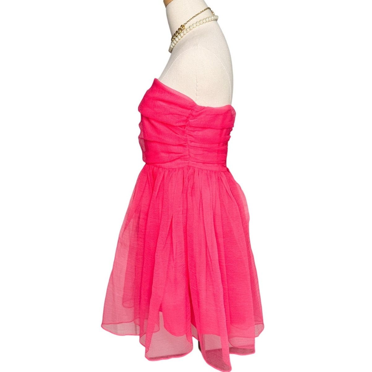 Cynthia Rowley Cynthia Rowley Valeria Strapless Mini Dress hot pink size 6 Size M / US 6-8 / IT 42-44 - 8 Thumbnail