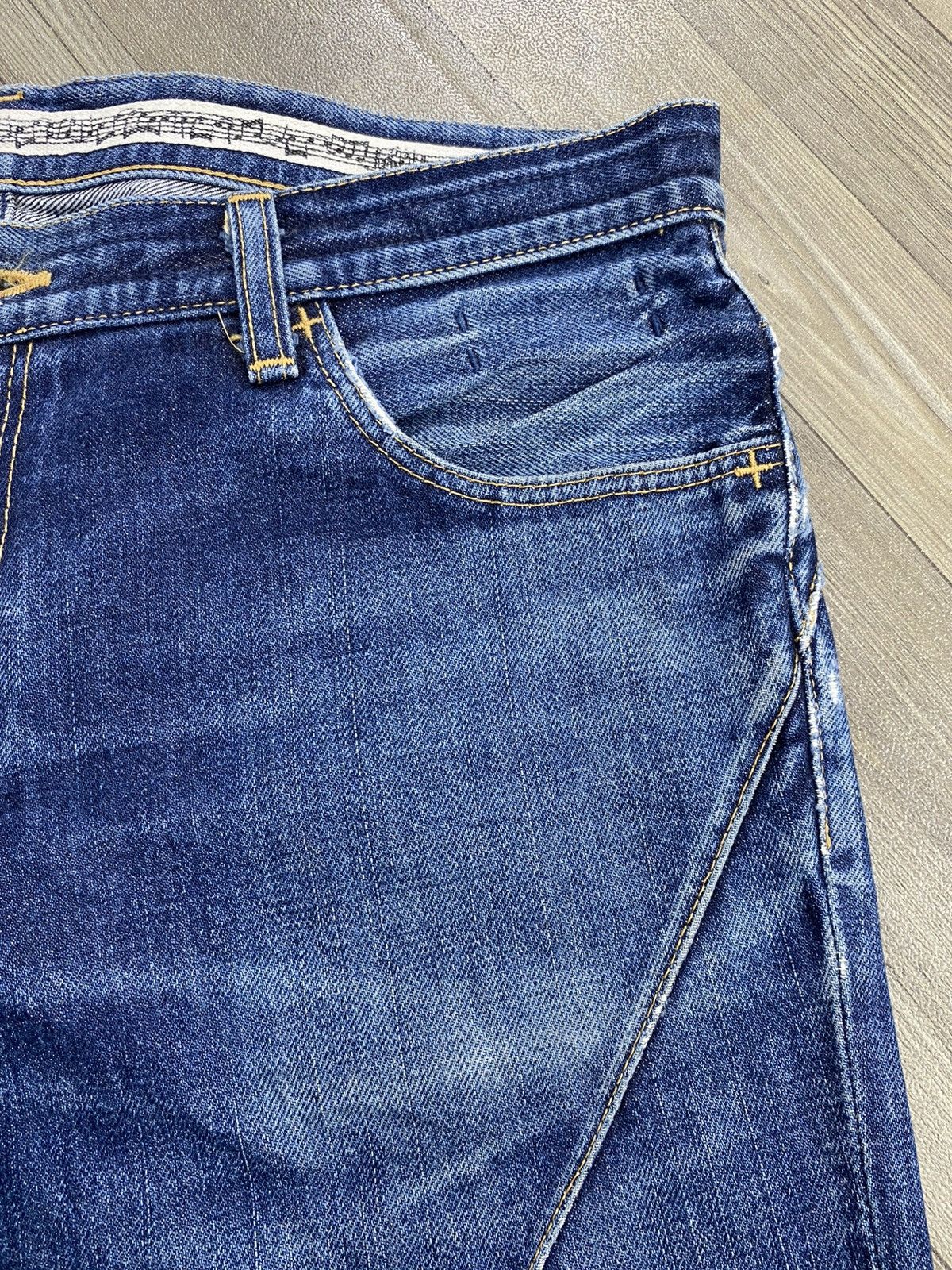 Number (N)ine Vintage Number (N)ine Music Distressed Denim Jeans Faded Size US 32 / EU 48 - 8 Thumbnail
