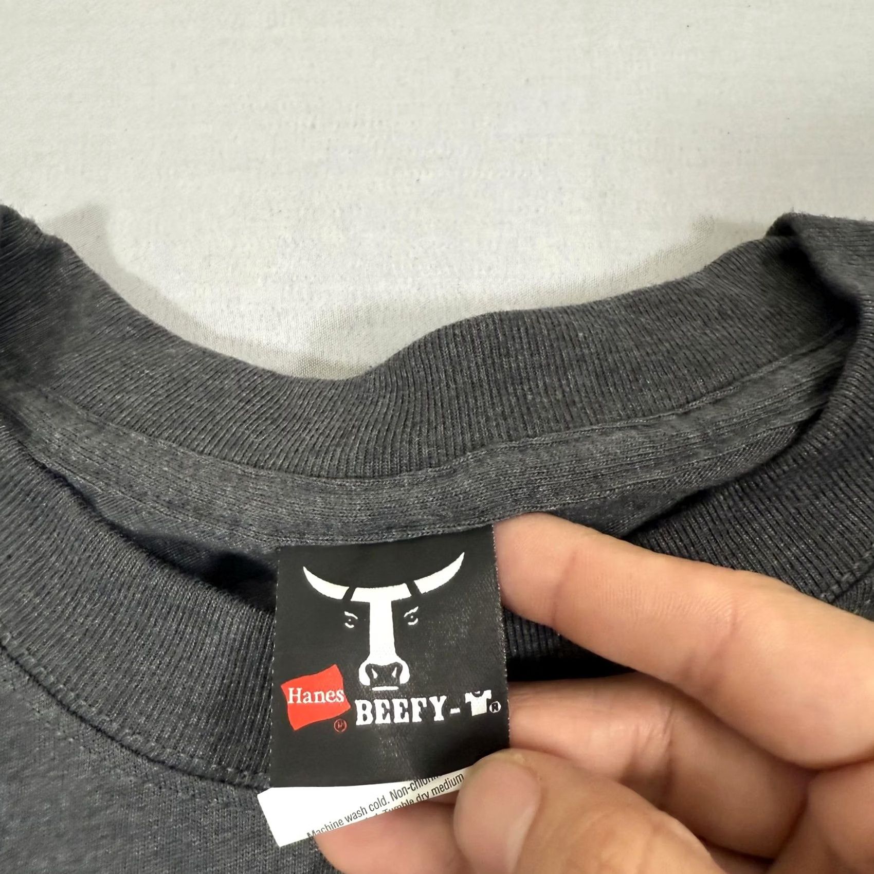 Hanes VINTAGE Linux Shirt Mens 2XL Gray Computer Tech Promo Tee Penguin Windows Y2K Size US XXL / EU 58 / 5 - 7 Thumbnail
