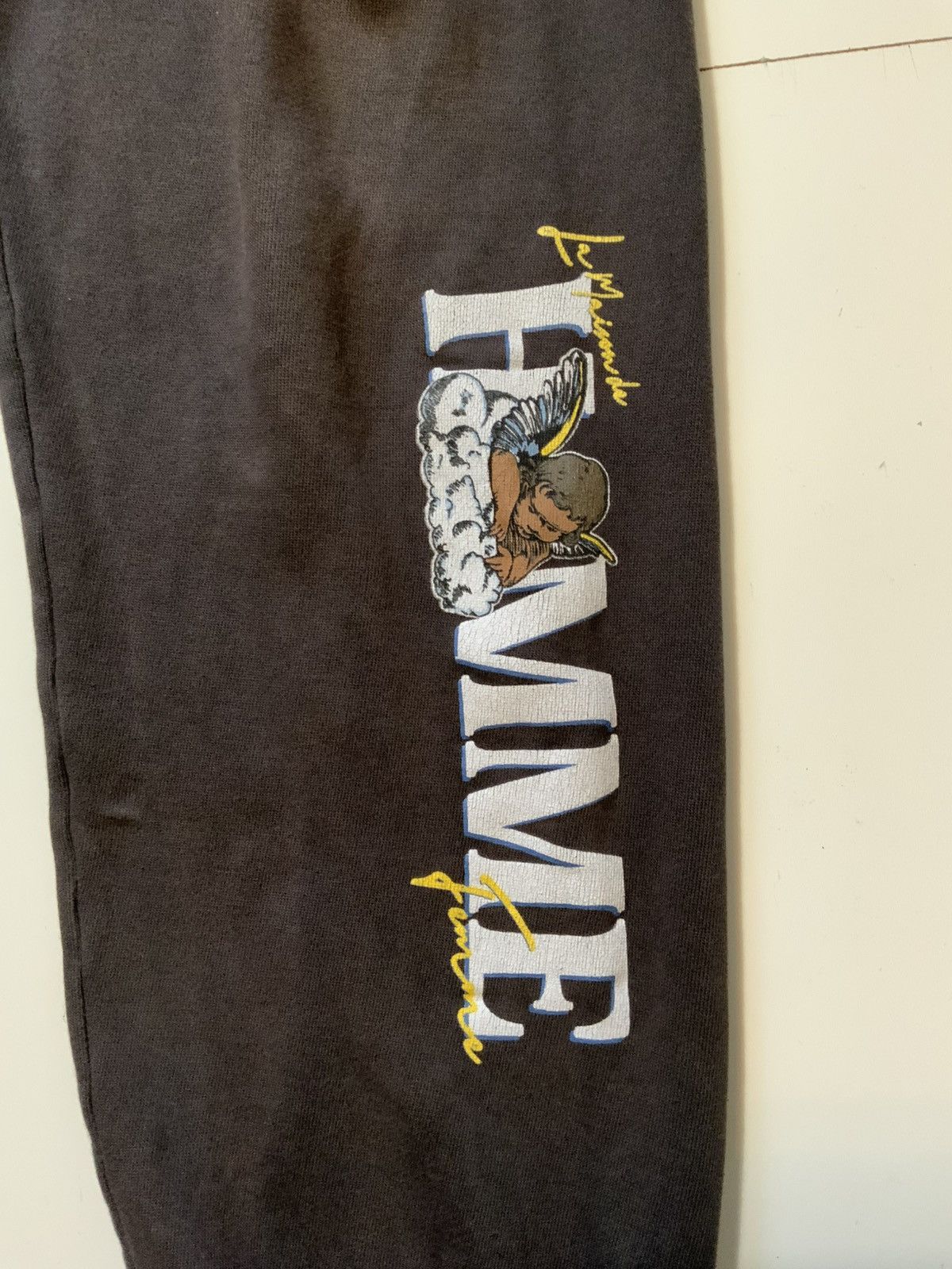 Homme + Femme La Homme Femme LA Maison Fleece Cherub Angel Jogger Sweatpants Size US 36 / EU 52 - 6 Thumbnail