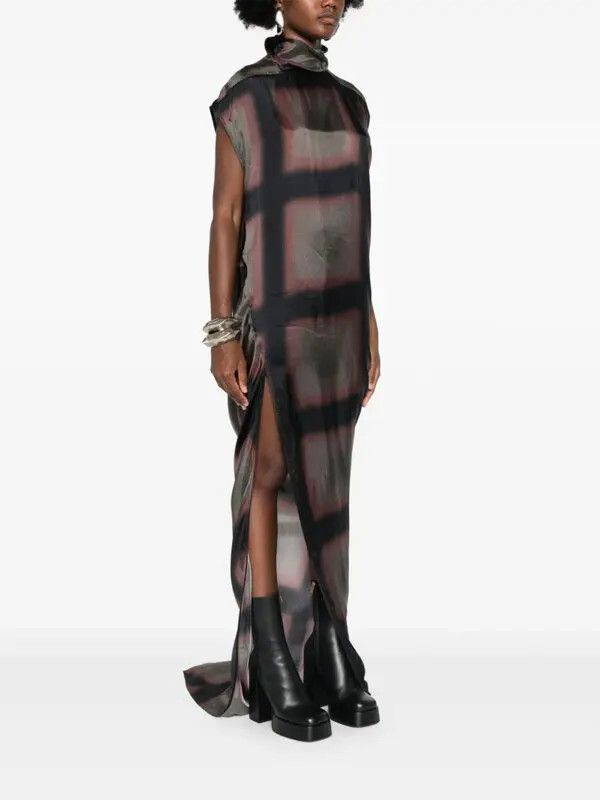 Rick Owens o1y0126 Maxi Dress in Multicolor Size S / US 4 / IT 40 - 3 Thumbnail
