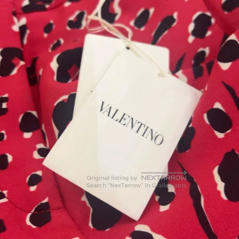 Valentino Valentino Red leopard print shorts Size 39" - 8 Thumbnail