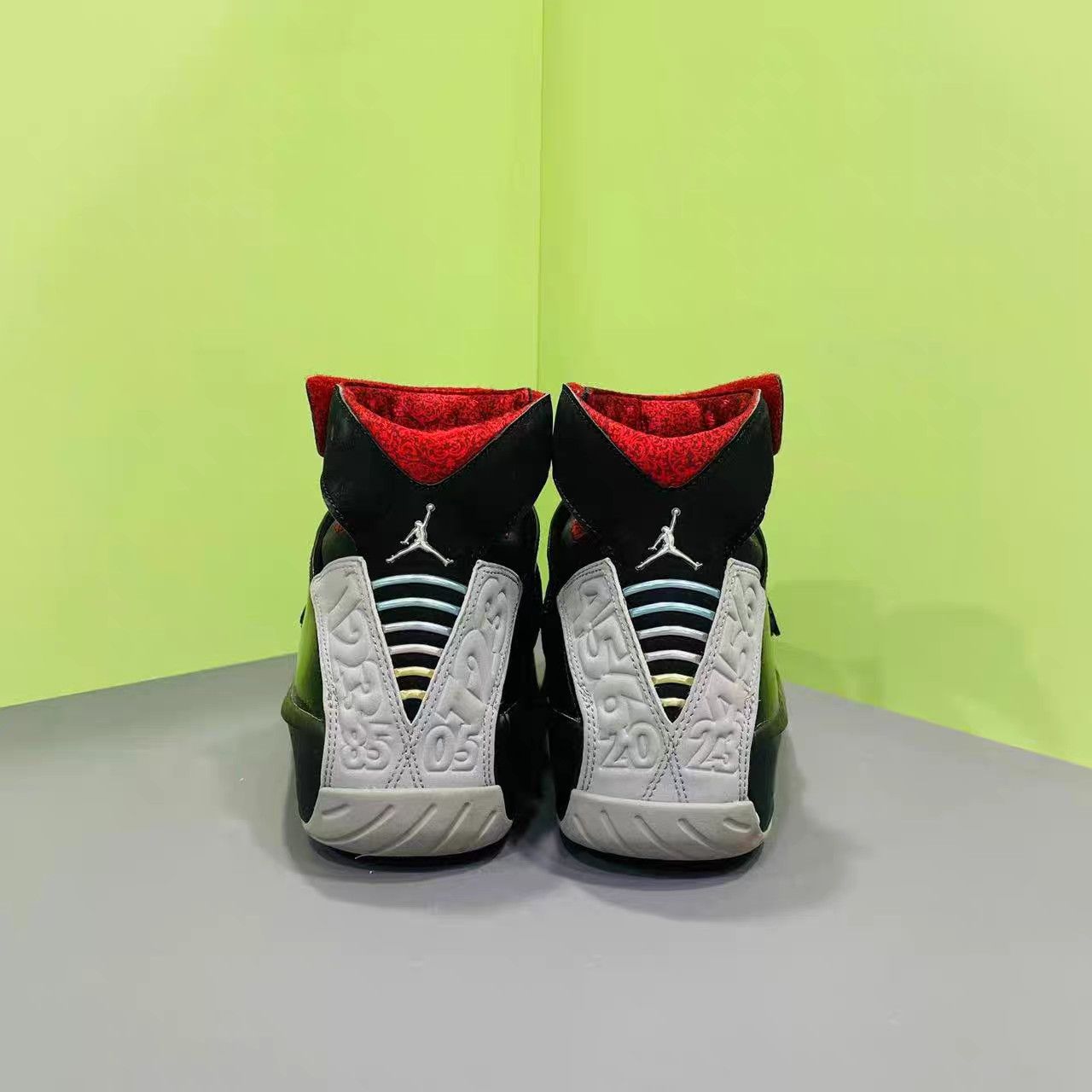 Nike AJ20 Black & Red Laser Basketball Shoes K15 Size US 10 / EU 43 - 7 Thumbnail