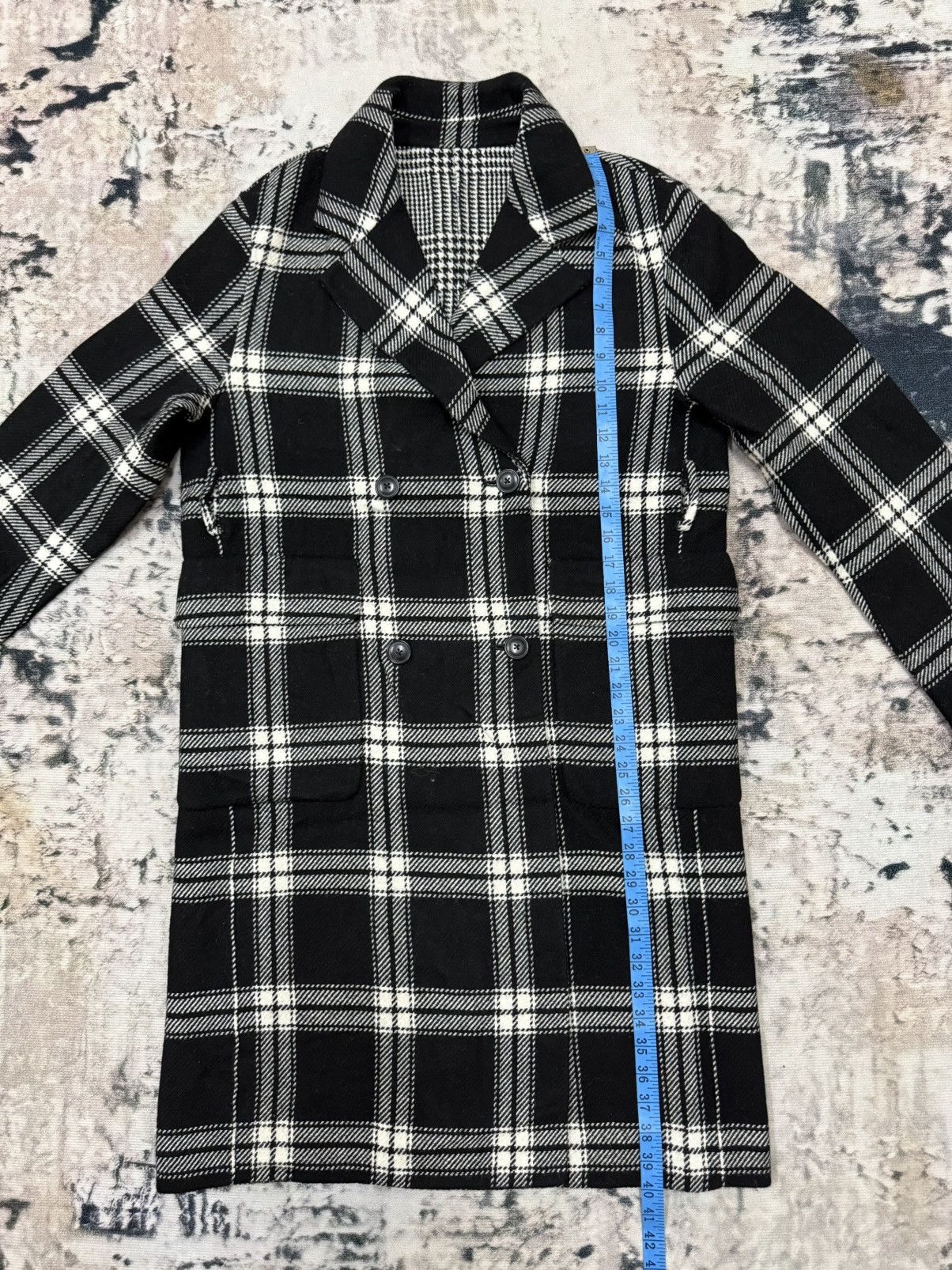 Tommy Hilfiger Tommy Hilfiger Chekered Wool Long Coat Jacket Size US S / EU 44-46 / 1 - 16 Thumbnail