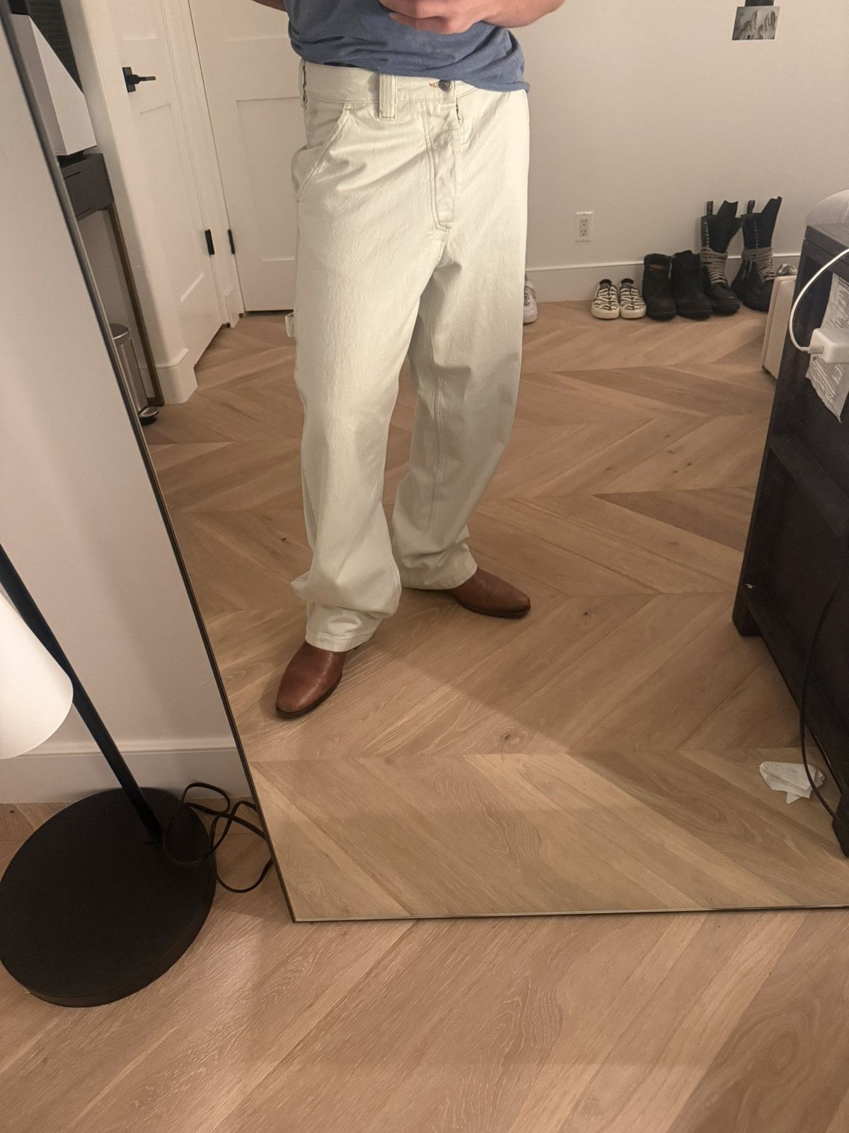 Maison Margiela Maison Margiela White Jeans Size US 30 / EU 46 - 6 Thumbnail
