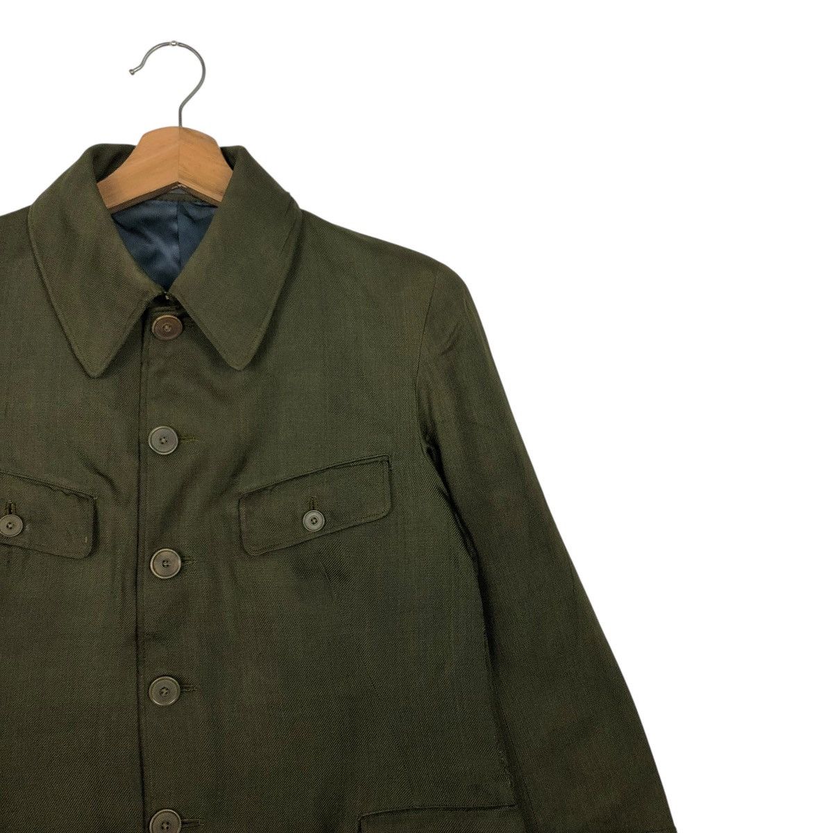 Vintage 🔥VINTAGE CHORE WORK MILITARY JACKET BUTTON BUZZ RICKSONS Size US S / EU 44-46 / 1 - 8 Thumbnail