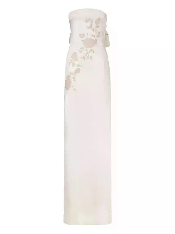Fendi o1B3y1r0326 Midi Dress in Beige Size XS / US 0-2 / IT 36-38 - 1 Thumbnail