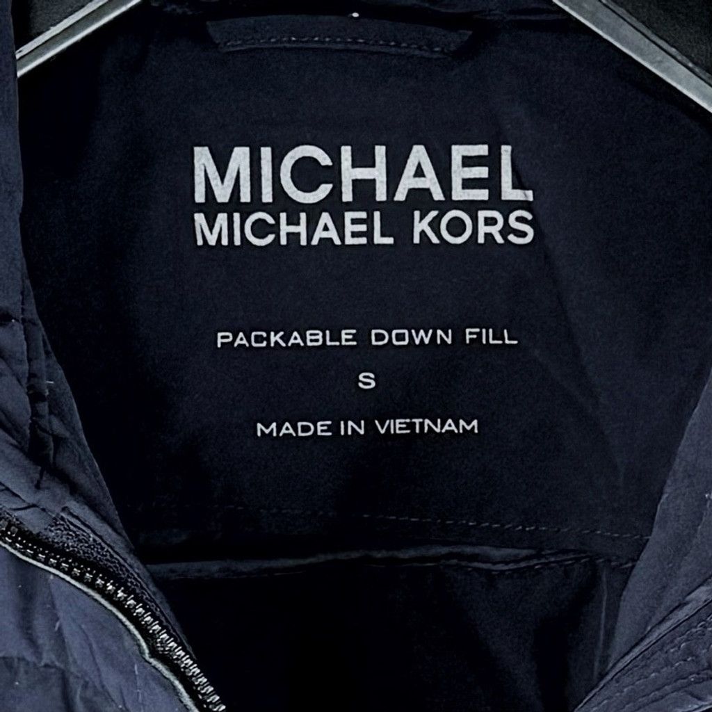 Michael Kors MICHAEL KORS Men Designer Navy Packable Down Puffer Jacket S Size US S / EU 44-46 / 1 - 7 Thumbnail