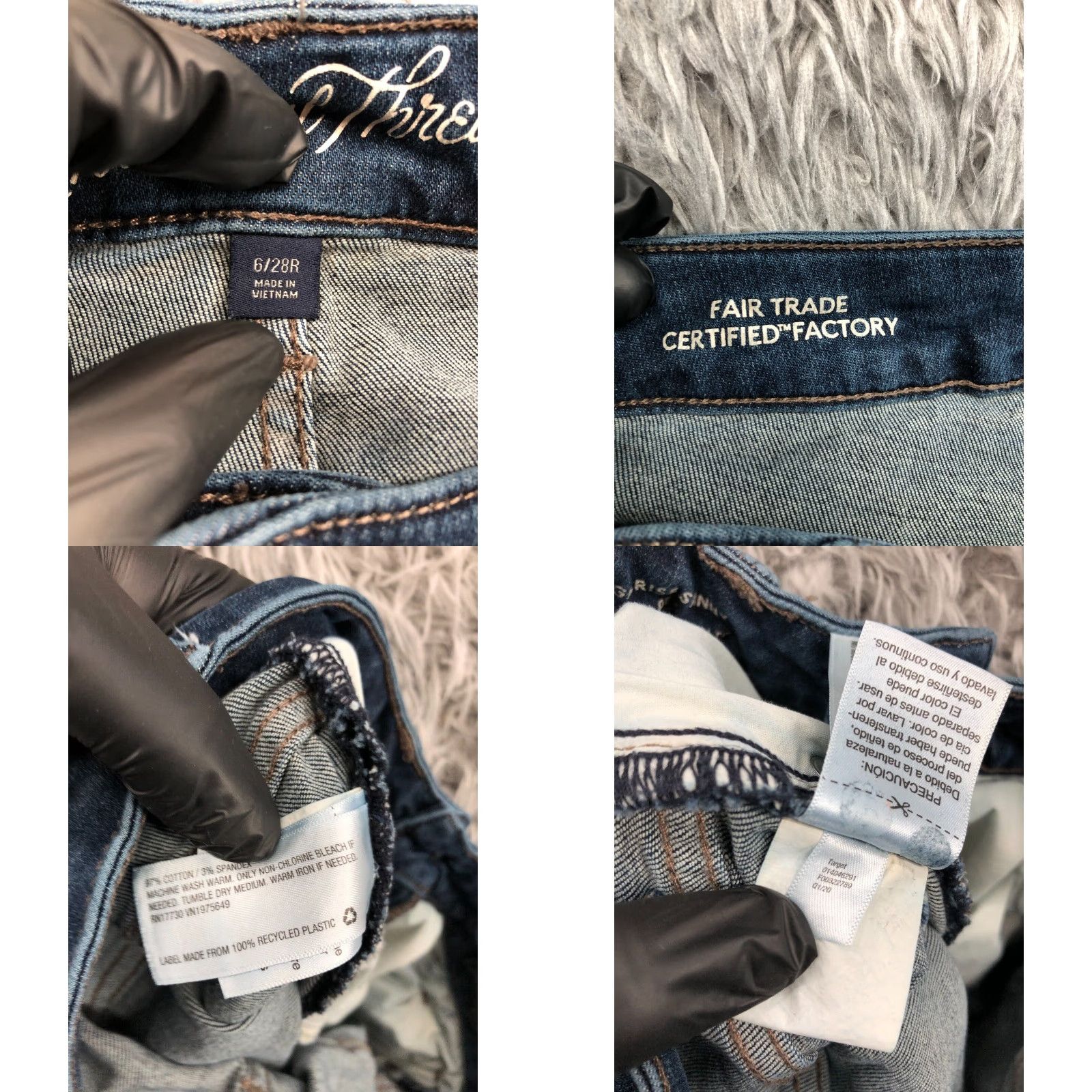 Express Express High Rise Skinny Jeans Womens Size 6 Medium Wash Blue Denim 5-Pocket Classic Modern Size 28" / US 6 / IT 42 - 9 Thumbnail