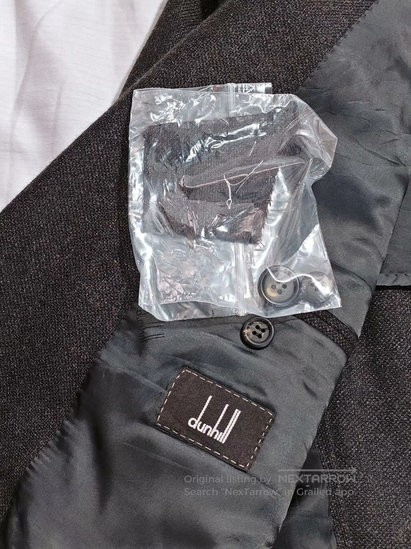 Ermenegildo Zegna Dunhill Wool Linen Blend Suit Jacket. Size US L / EU 52-54 / 3 - 7 Thumbnail