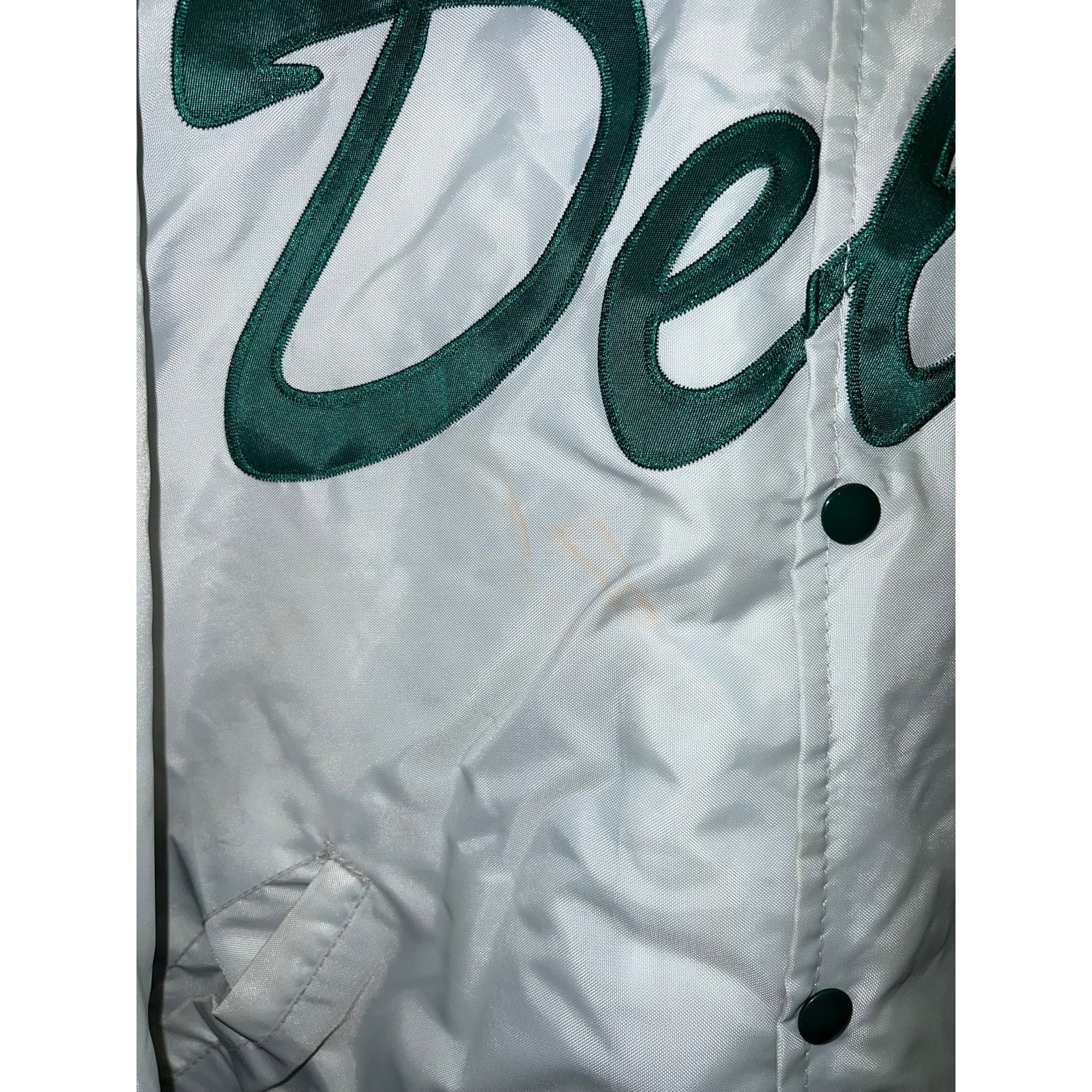 Vintage Vintage Delong Bomber Jacket DeLong USA Delta Gray VTG 2XL Size US XXL / EU 58 / 5 - 4 Thumbnail