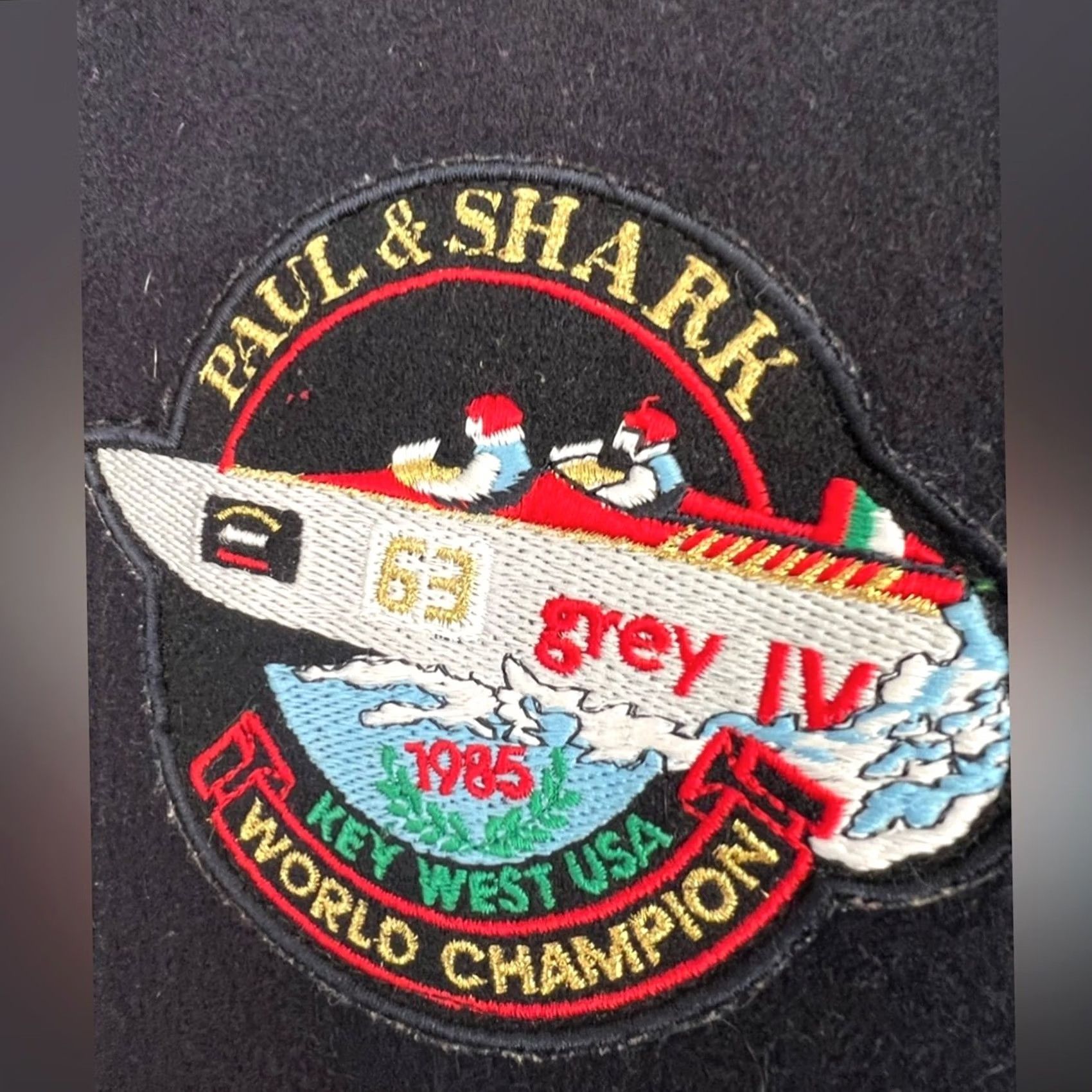 Paul & Shark Paul & Shark Yachting Varsity Jacket Wool Blend Size S Mens Black 1985 RARE Size US S / EU 44-46 / 1 - 4 Thumbnail