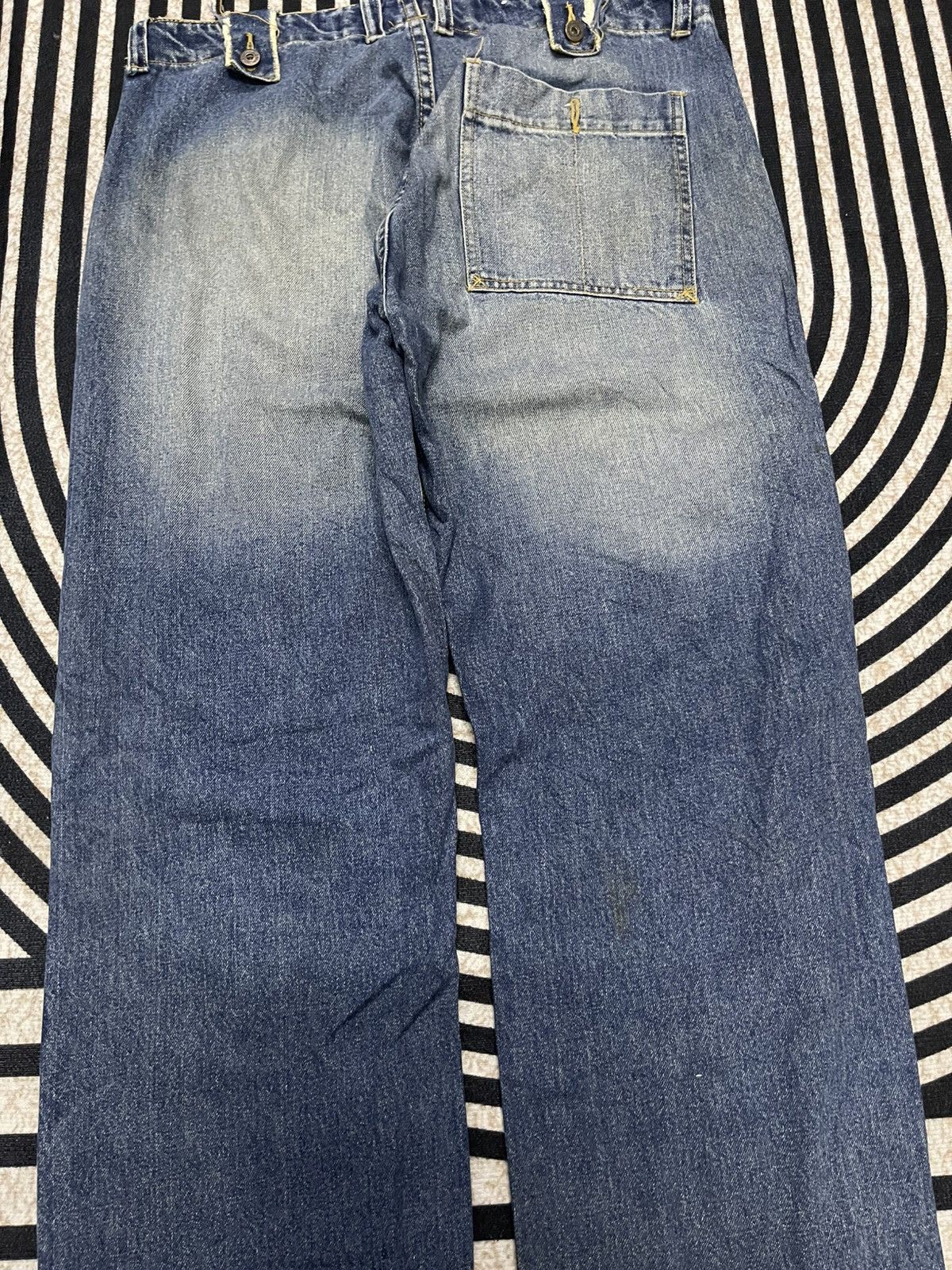 Diesel 90s DIESEL BUSH BAGGY JEANS SINGLE POCKET BACK RARE Size US 33 - 17 Thumbnail