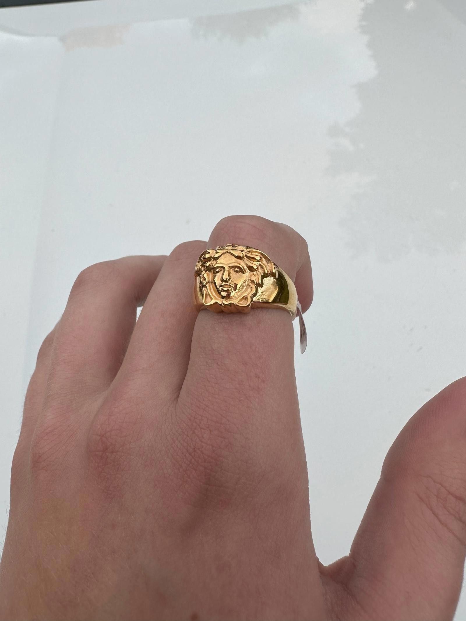 Jewelry Golden Medusa Ring Size 9 Size ONE SIZE - 1 Thumbnail