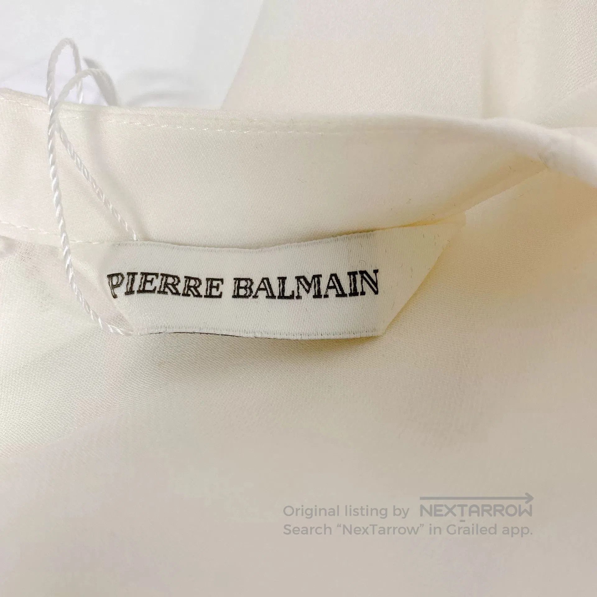 Balmain BALMAIN White Printed T-Shirt. Size XXS / US 00 / IT 34 - 4 Thumbnail
