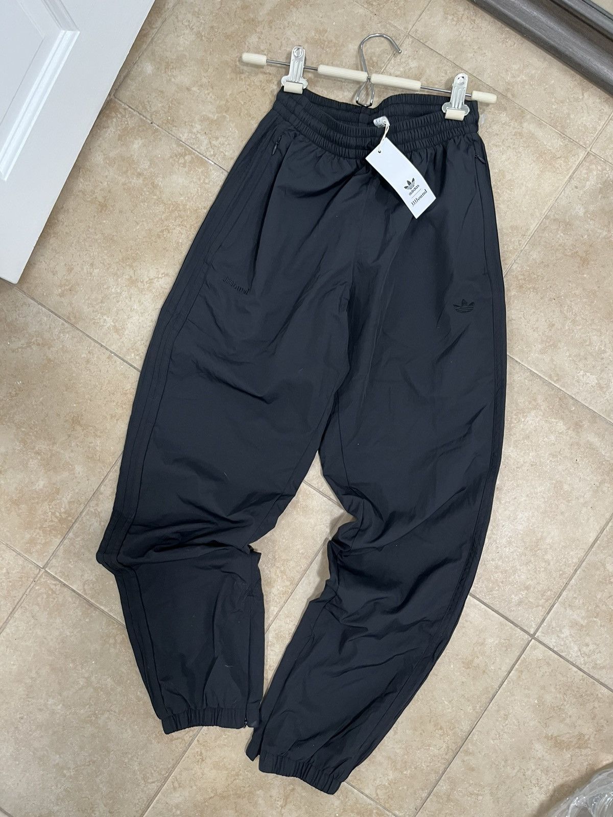 Adidas × JJJJound adidas x JJJJound Trackpants Triple Black Pants Retro mens Size US 30 / EU 46 - 1 Thumbnail