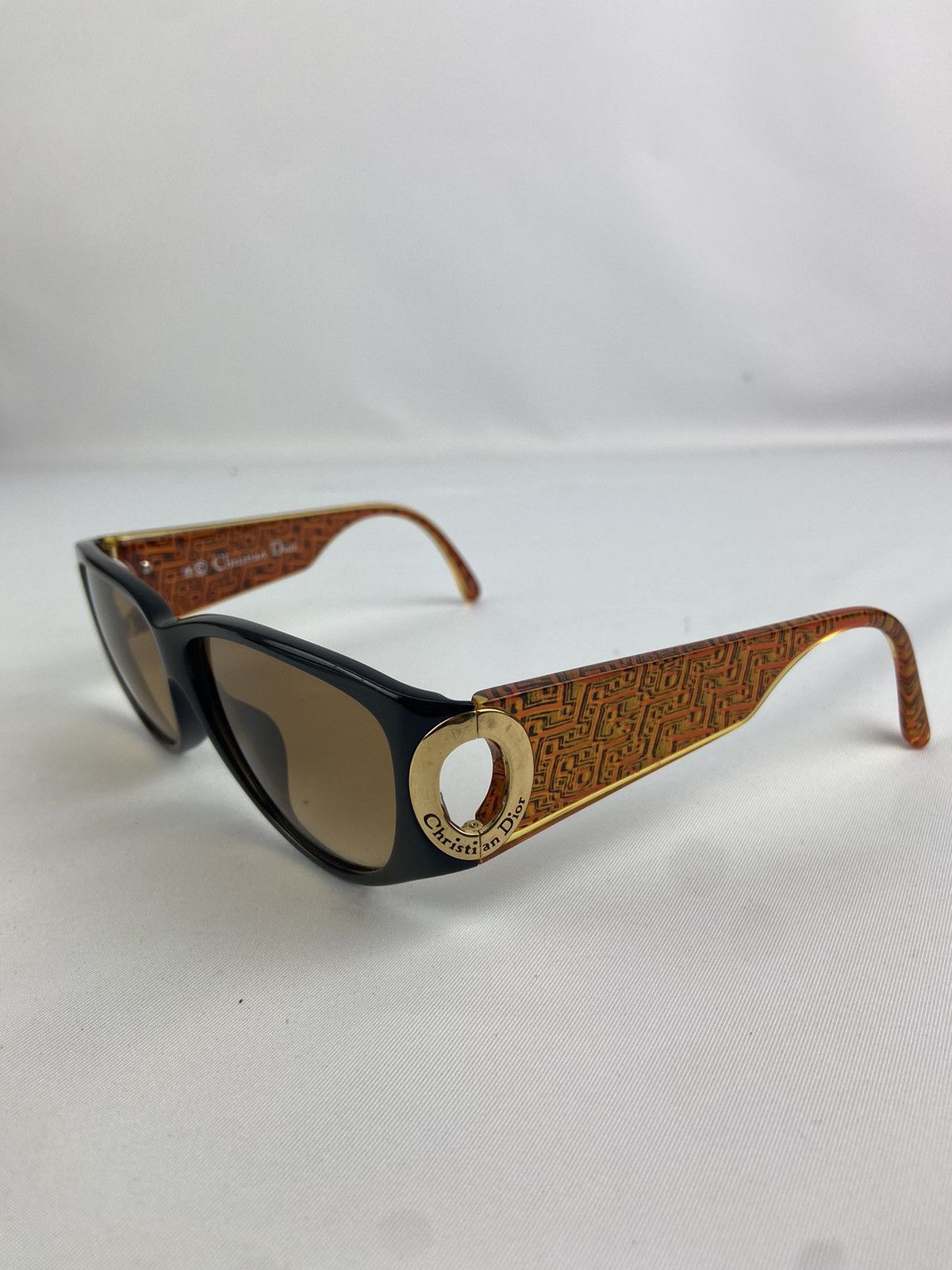 Dior 90s CHRISTIAN DIOR 2662A 90 CAT EYE SUNGLASSES BROWN Size ONE SIZE - 13 Thumbnail