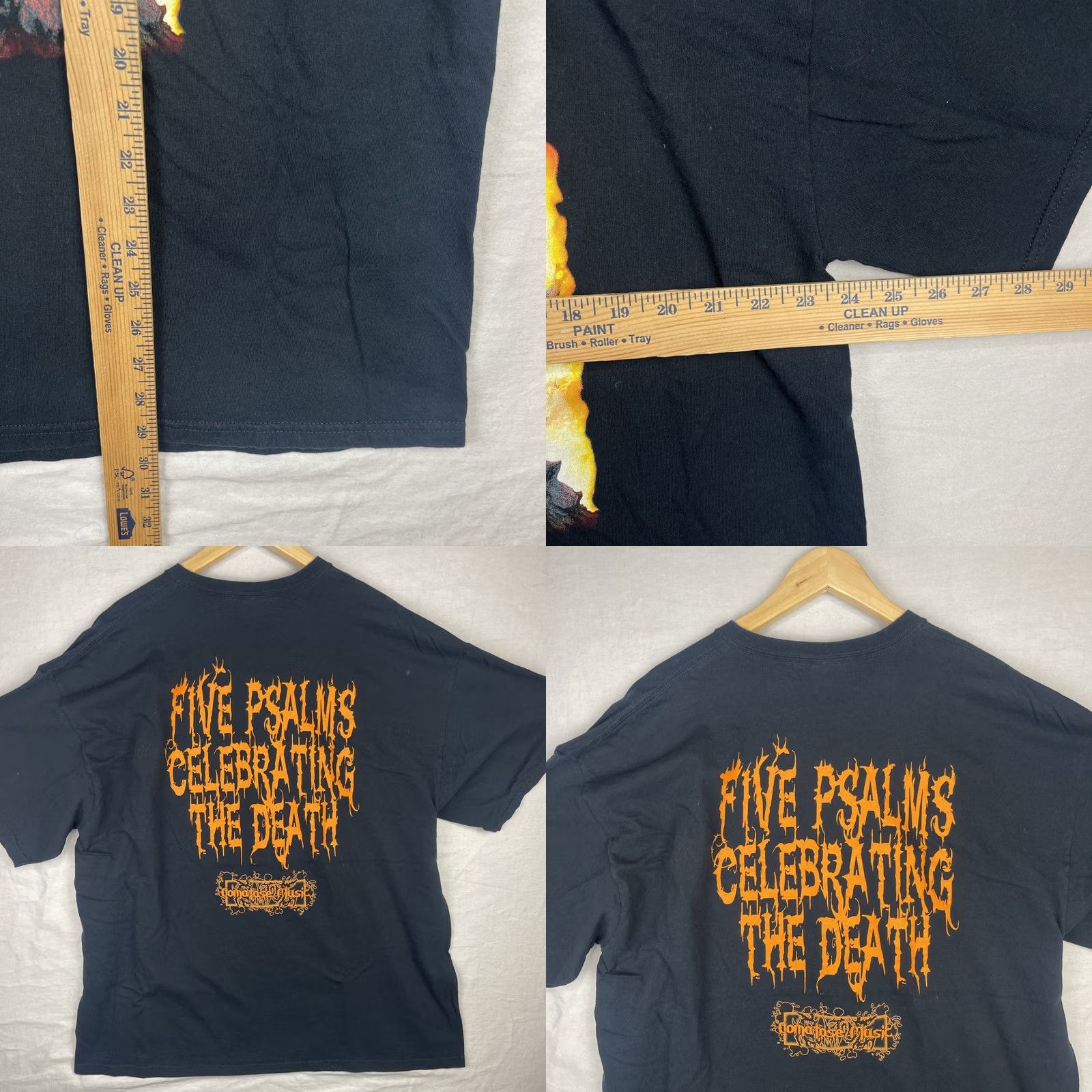 Gildan Blasphemer Shirt Mens 2XL Devouring Deception Five Psalms Celebrating The Death Size US XXL / EU 58 / 5 - 8 Thumbnail
