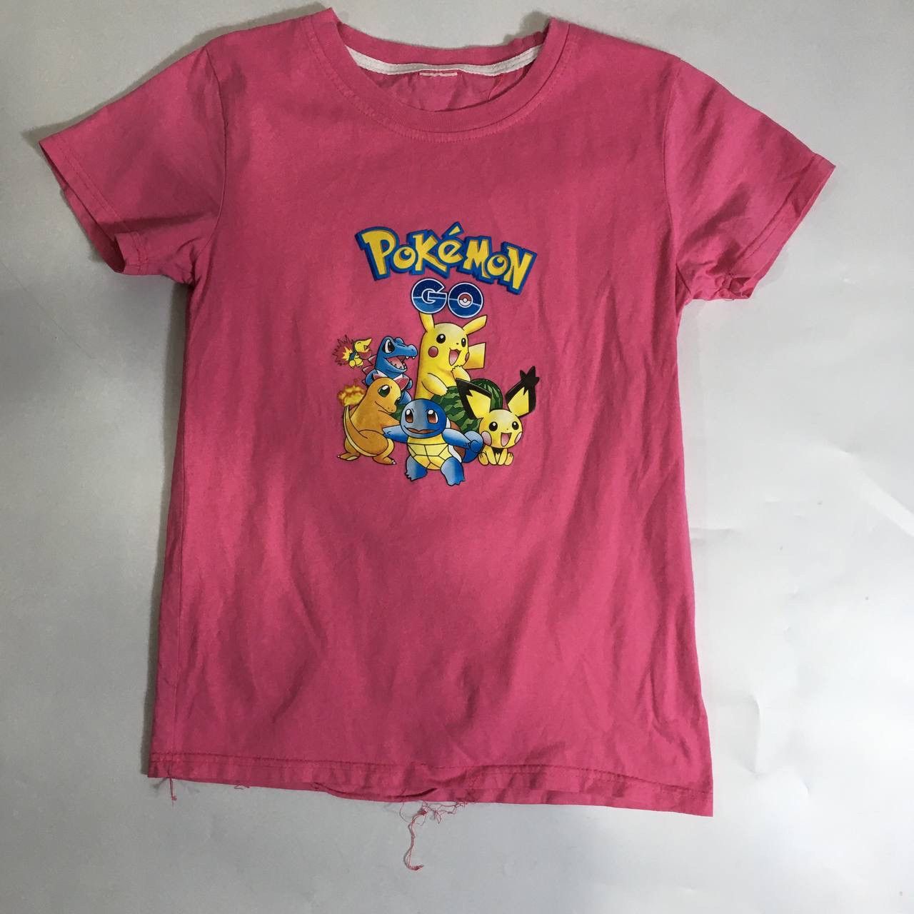 image of Nintendo x Pokemon Vintage 90's Pikachu Pokemon Japanese T-Shirt in Pink, Men's (Size Small)