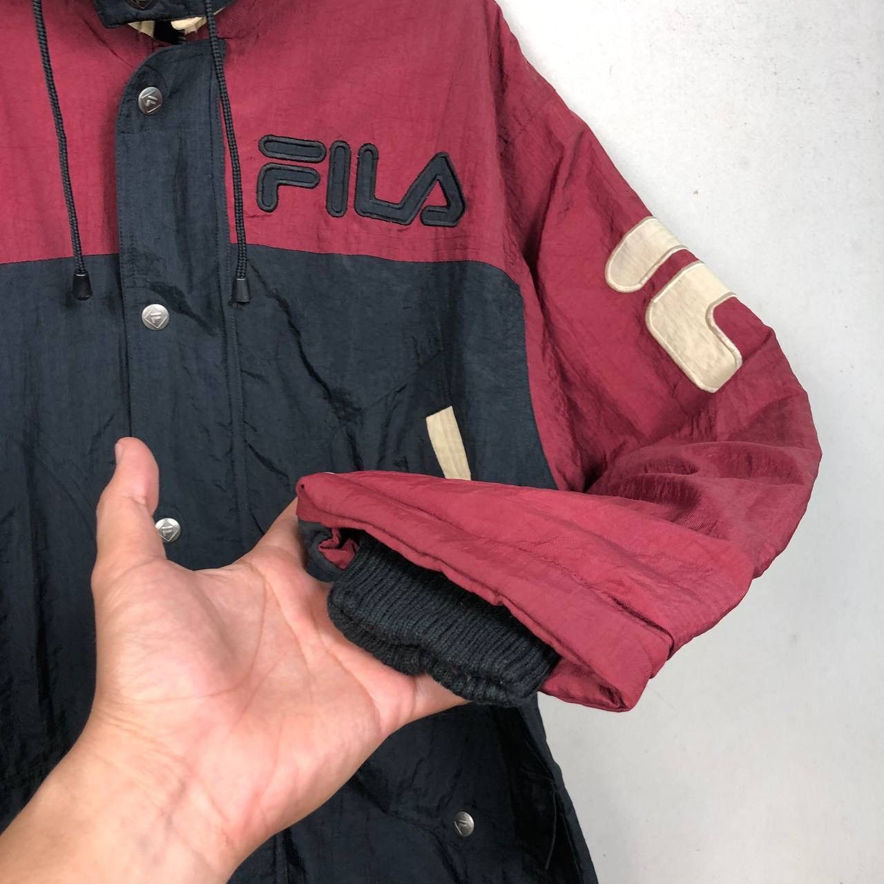 Fila Vintage 90s Fila Long Jacket Hype Dope Streetwear Style Size US M / EU 48-50 / 2 - 4 Thumbnail