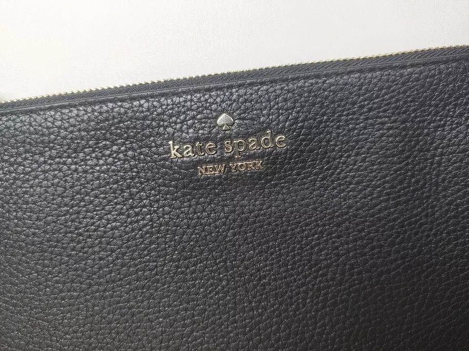 Kate Spade Kate Spade New York L-Zip Leather Wristlet T-0016 Size ONE SIZE - 5 Thumbnail