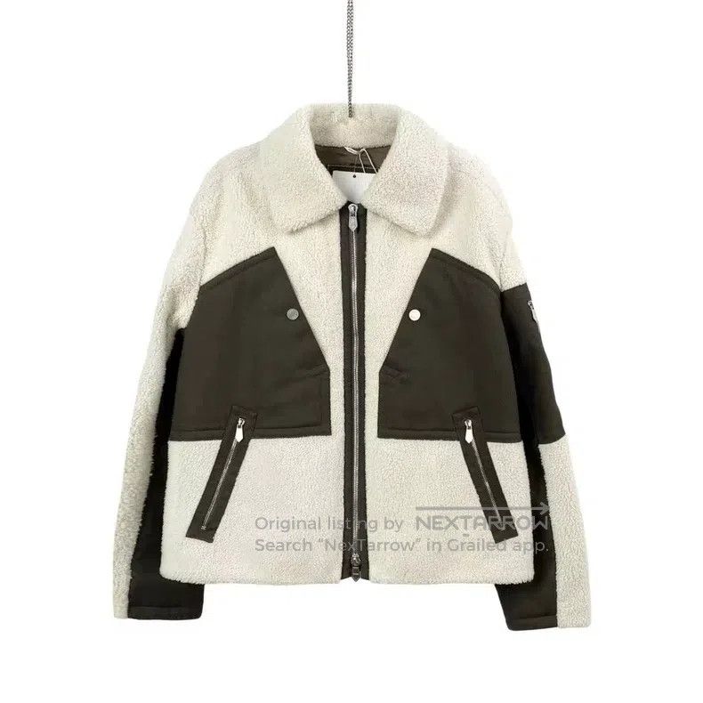 Hermes Hermes Mixed Leather Sheepskin Jacket Size US M / EU 48-50 / 2 - 1 Thumbnail