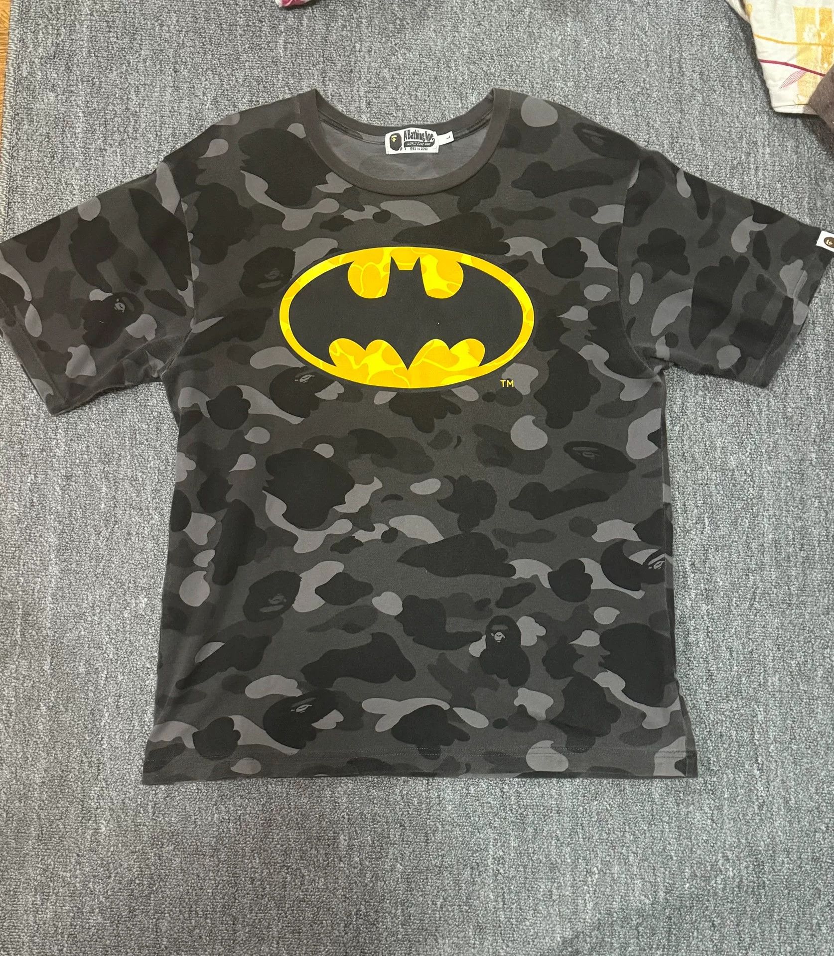 Bape Bape Collab Camo Black T-Shirt L Men Size US L / EU 52-54 / 3 - 1 Thumbnail