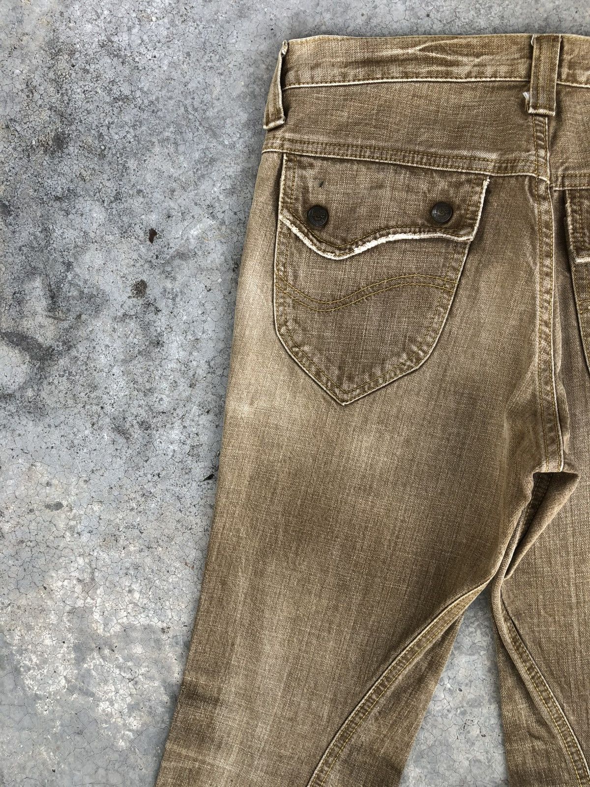 If Six Was Nine Japanese Lee Flared Jeans distressed Jeans Size US 30 / EU 46 - 9 Thumbnail