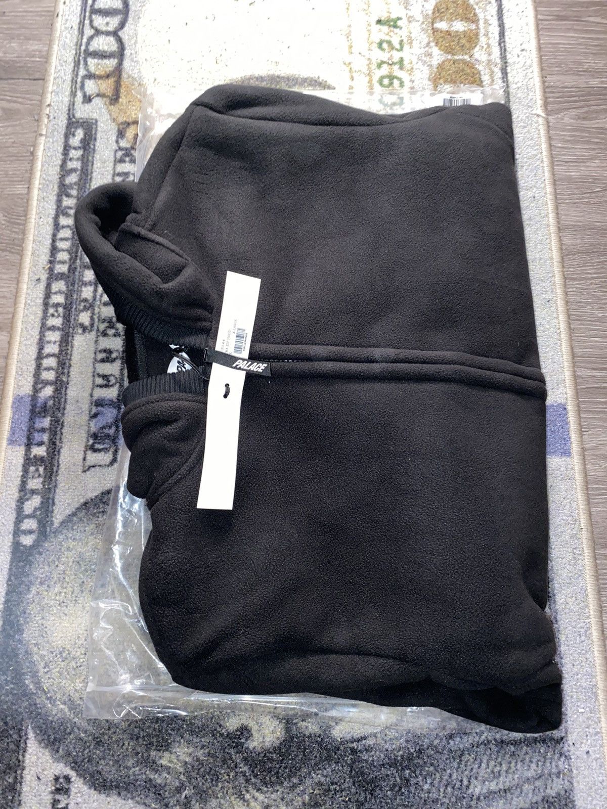 image of Palace Therma Zip Hood Black, Men's (Size XL)