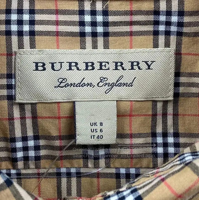 Burberry Burberry Cotton Checked Shirt for Women. Size M / US 6-8 / IT 42-44 - 4 Thumbnail