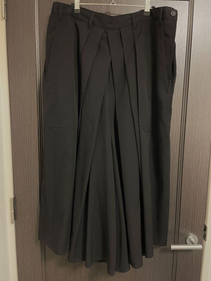 Yohji Yamamoto yohji yamamoto pour homme wool gabardine 24AW hakama pants Size US 41 - 1 Thumbnail