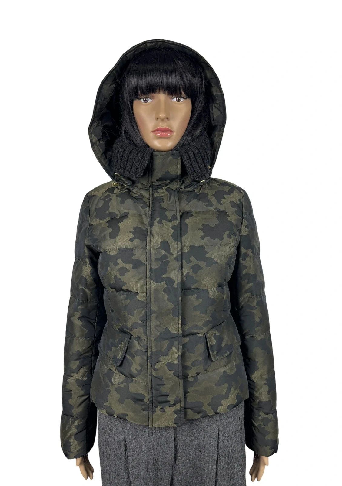 MAX&Co. Max&Co Down Puffer Jacket Camouflage size US2 GB6 Size S / US 4 / IT 40 - 3 Thumbnail