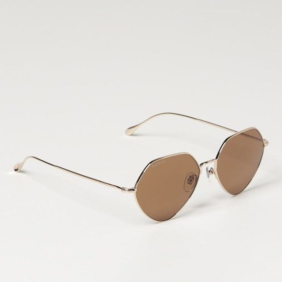 image of New Gucci Gg1182S - 002 Sunglasses in Brown, Women's