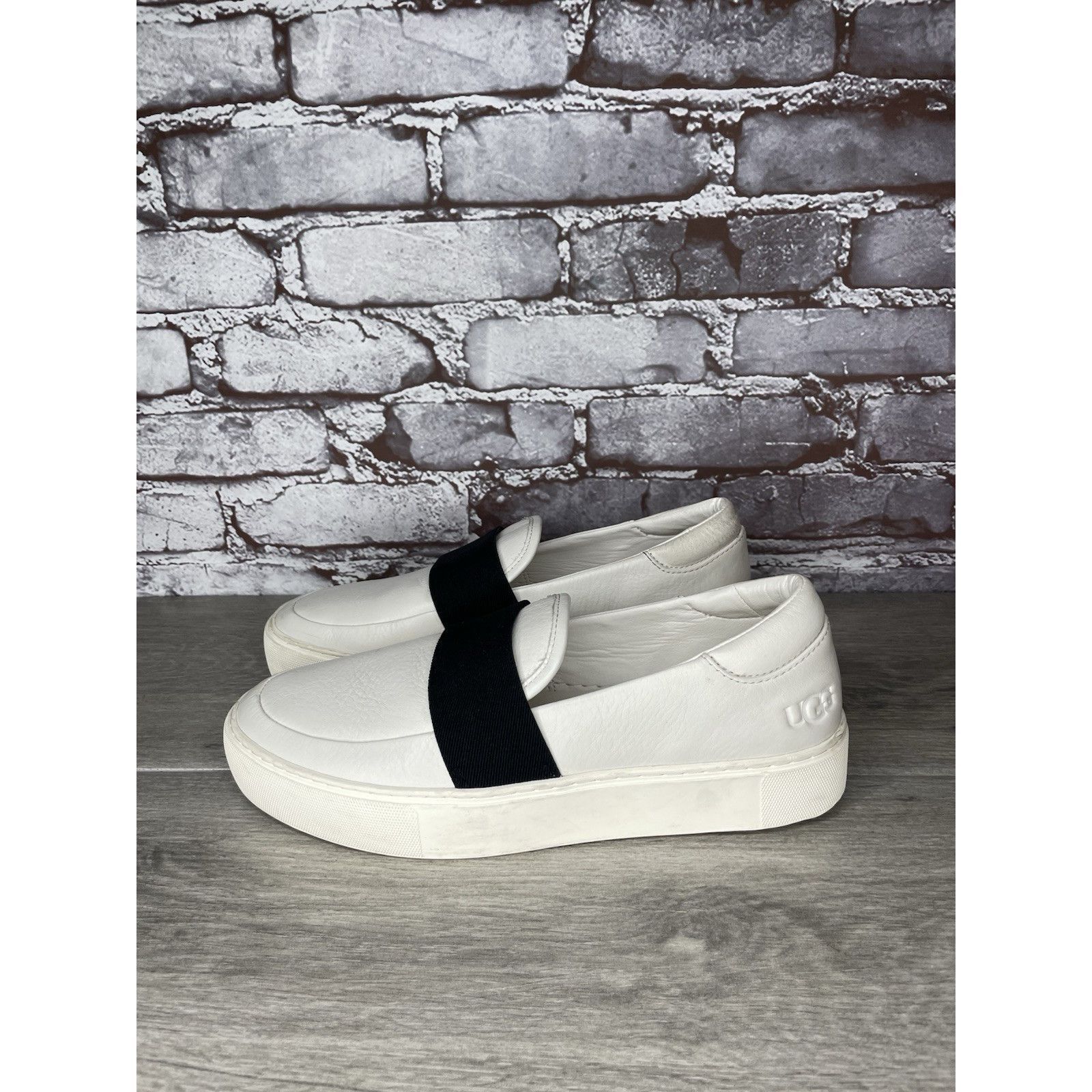 Ugg UGG Chayze White Leather Slip On Sneakers Casual Platform Sh Size US 9 / IT 39 - 15 Thumbnail