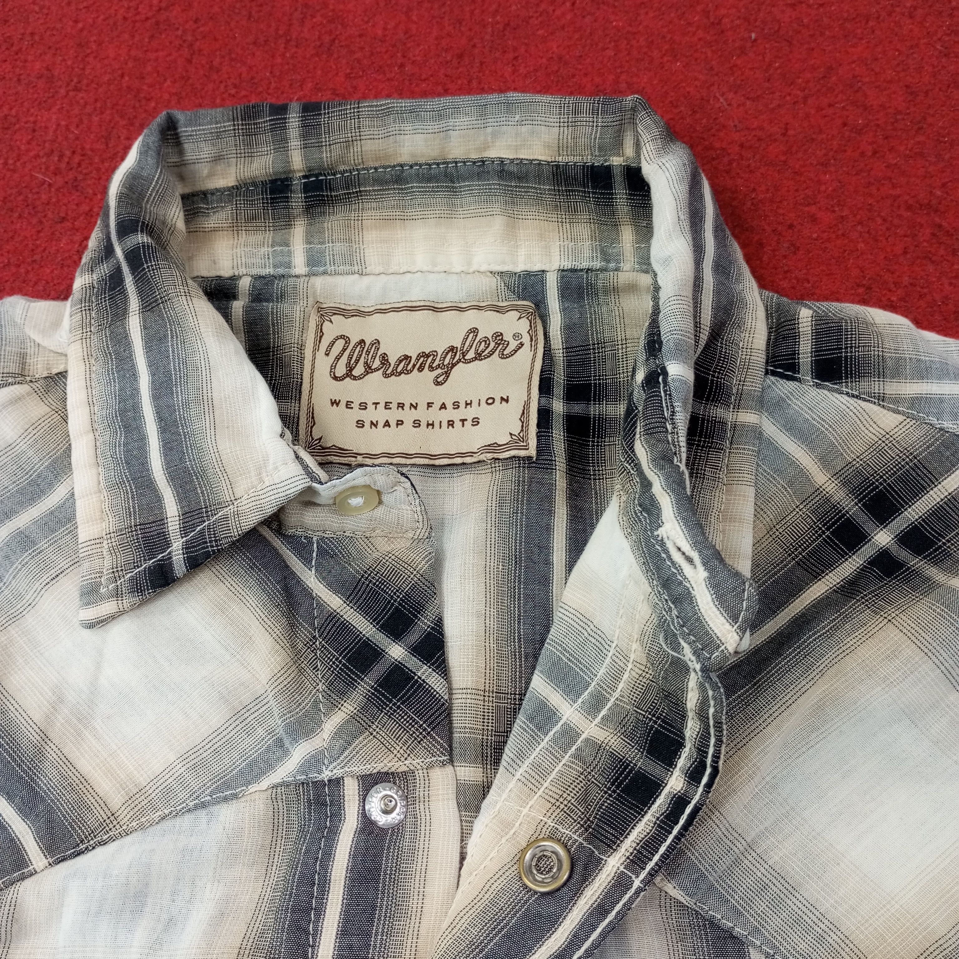 Wrangler Wrangler Classic Style Shirt c223n34 Size US XL / EU 56 / 4 - 4 Thumbnail