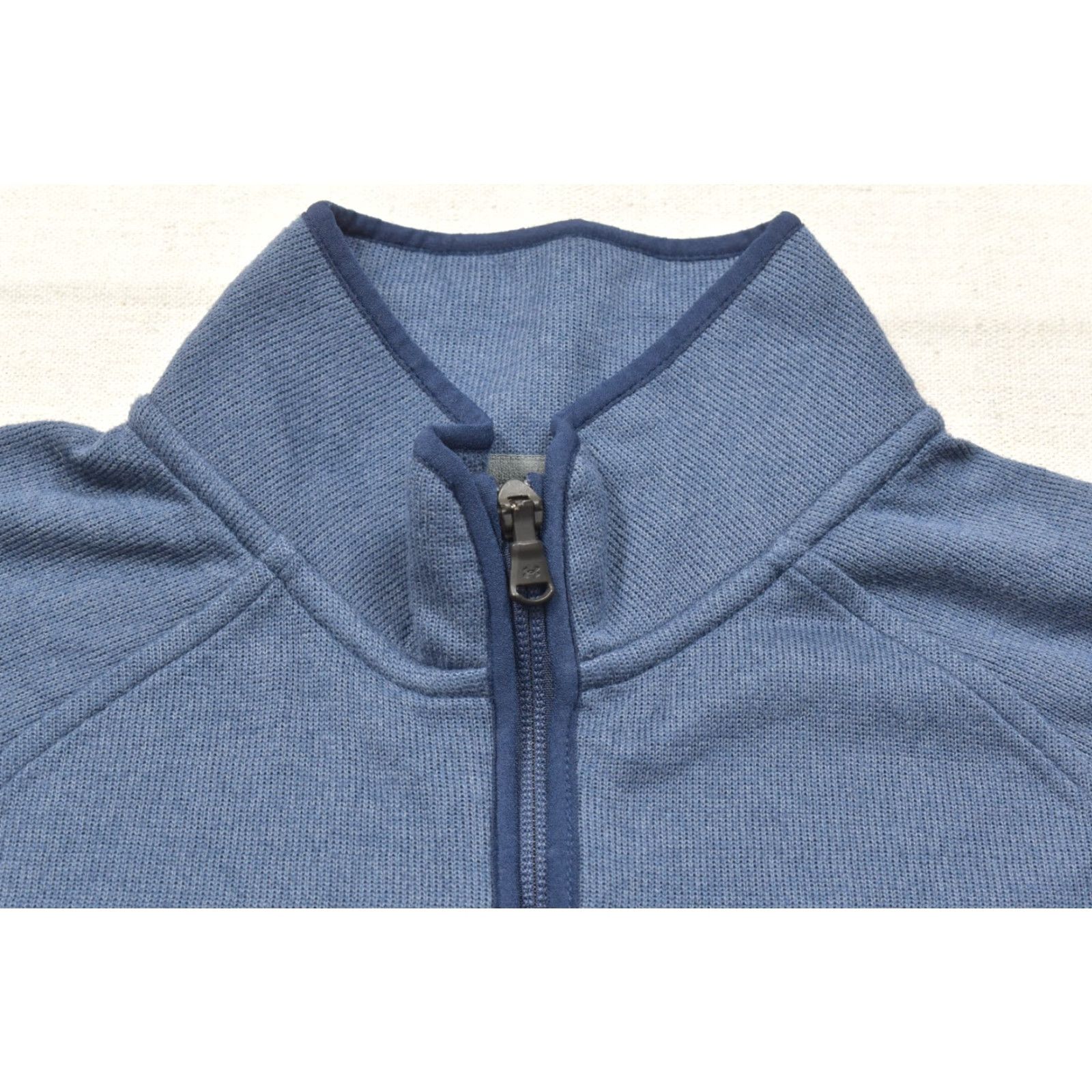 Under Armour Under Armour ColdGear Men’s Blue Full Zip Fitted Jacket Fleece Mock Neck Size US M / EU 48-50 / 2 - 6 Thumbnail