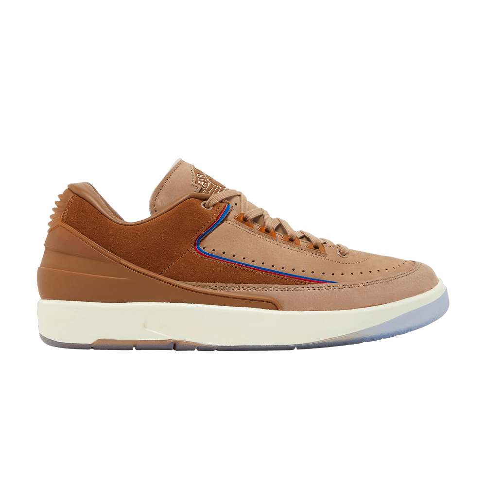image of Two 18 X Air Jordan 2 Retro Low Shoes in Tan, Men's (Size 9)
