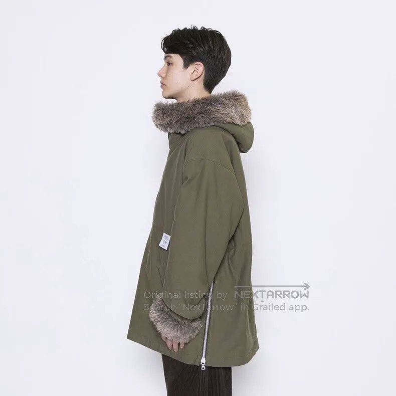 Wtaps Wtaps Capless jacket with half zipper and fur collar Size US XL / EU 56 / 4 - 9 Thumbnail