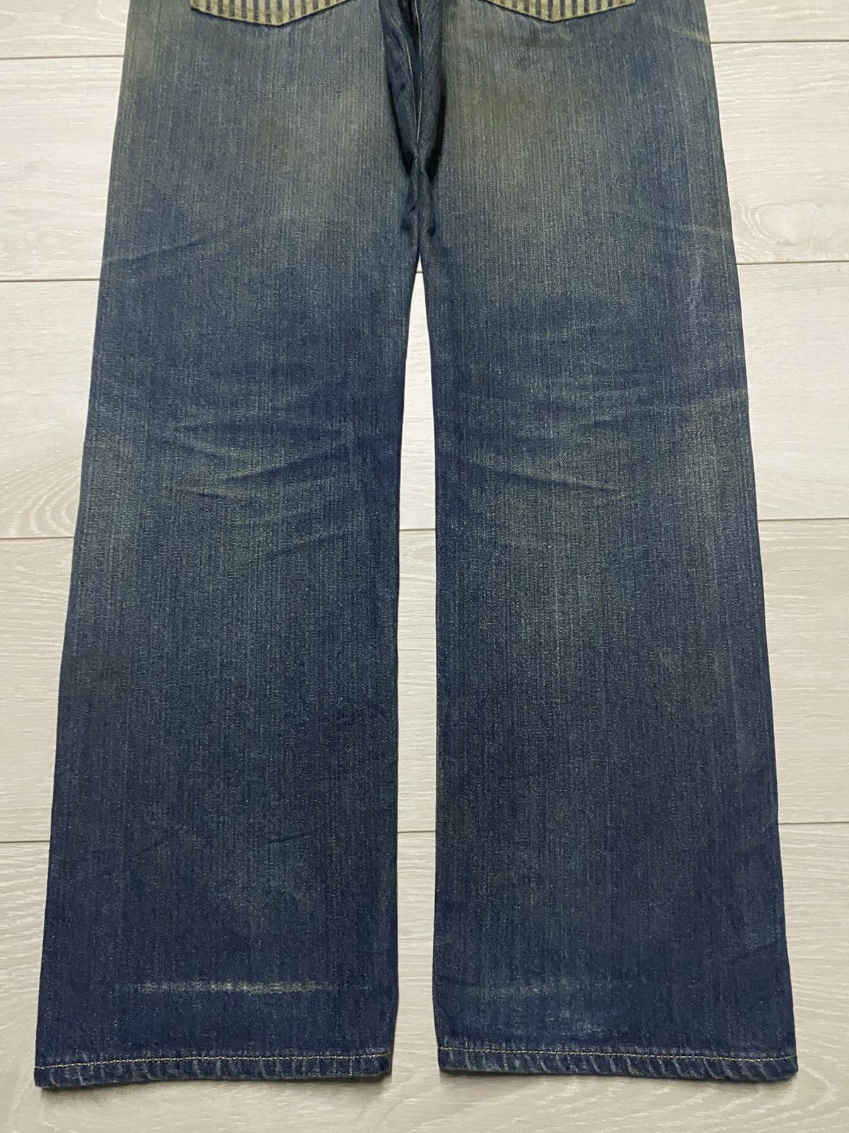 Martine Rose × Tommy Jeans Vintage Tommy Japan Mud Wash Distressed Loose Jeans Size US 32 / EU 48 - 6 Thumbnail