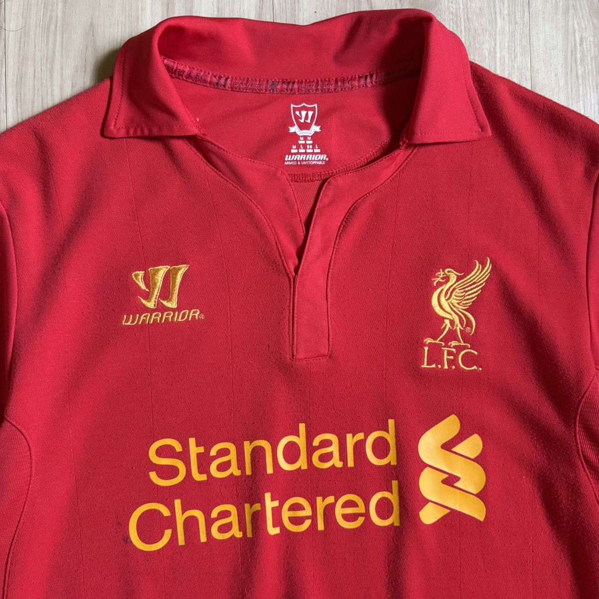Vintage 2012 Liverpool Warrior Home Size US M / EU 48-50 / 2 - 2 Thumbnail