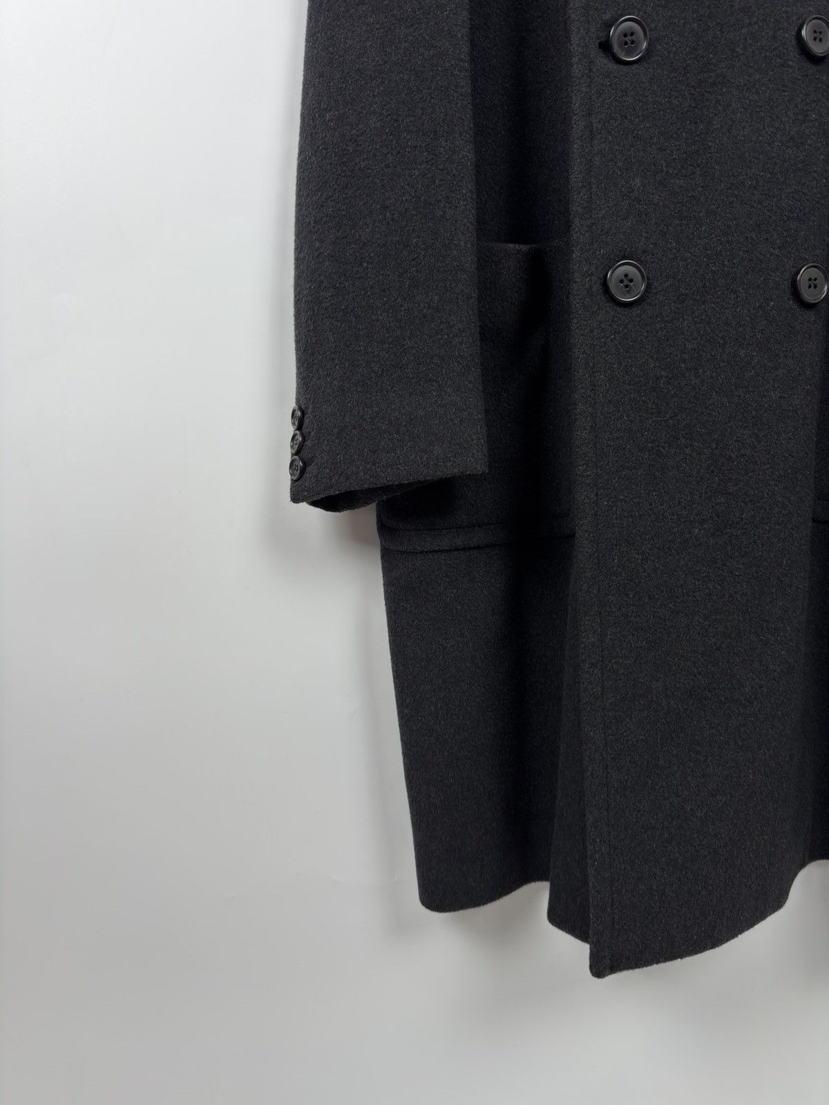 Dolce & Gabbana Dolce& Gabbana Heavy Wool Black Double-Breasted Coat Size US M / EU 48-50 / 2 - 14 Thumbnail