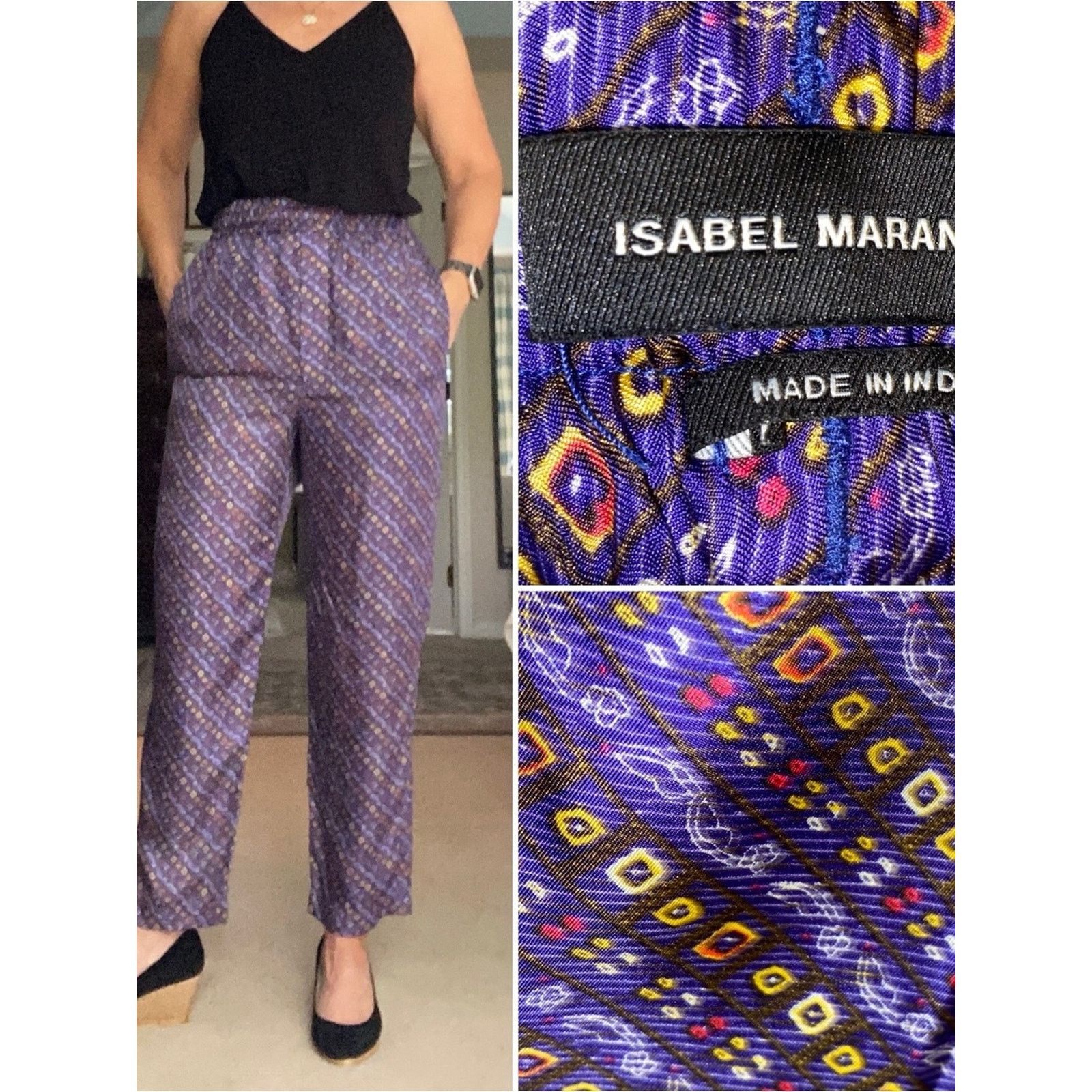 Isabel Marant Isabel Marant 2016 $595 100% Silk Pant Womens FR 36 US 4-6 Size 27" / US 4 / IT 40 - 1 Thumbnail