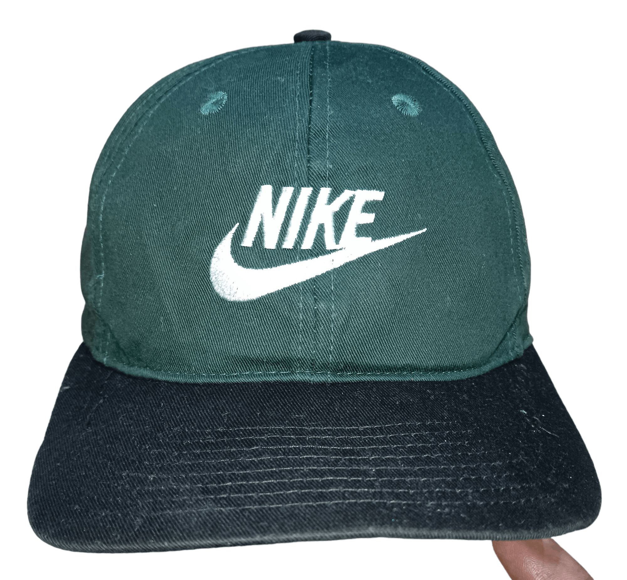 Nike × Vintage VINTAGE 90S NIKE SWOOSH HAT Size ONE SIZE - 1 Thumbnail