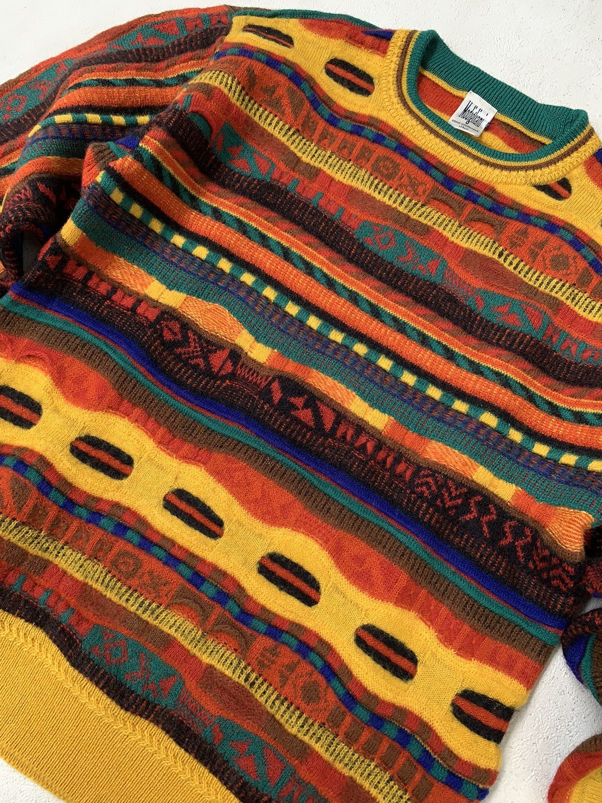 Other Vtg Coogi Style by Modigliani Uomo Coordwear 3D Pattern Size US S / EU 44-46 / 1 - 4 Thumbnail
